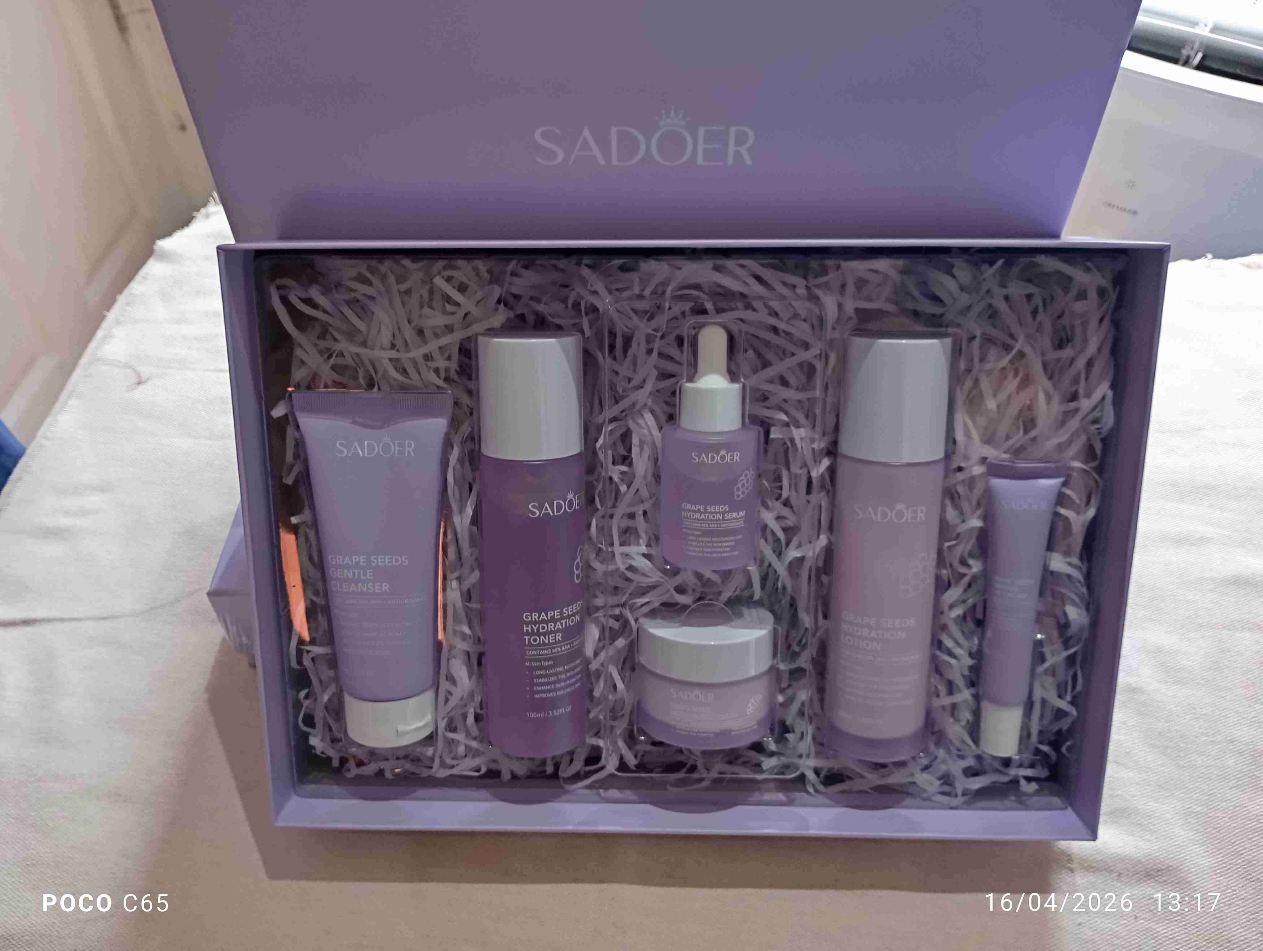 Set de cuidado facial SADOER