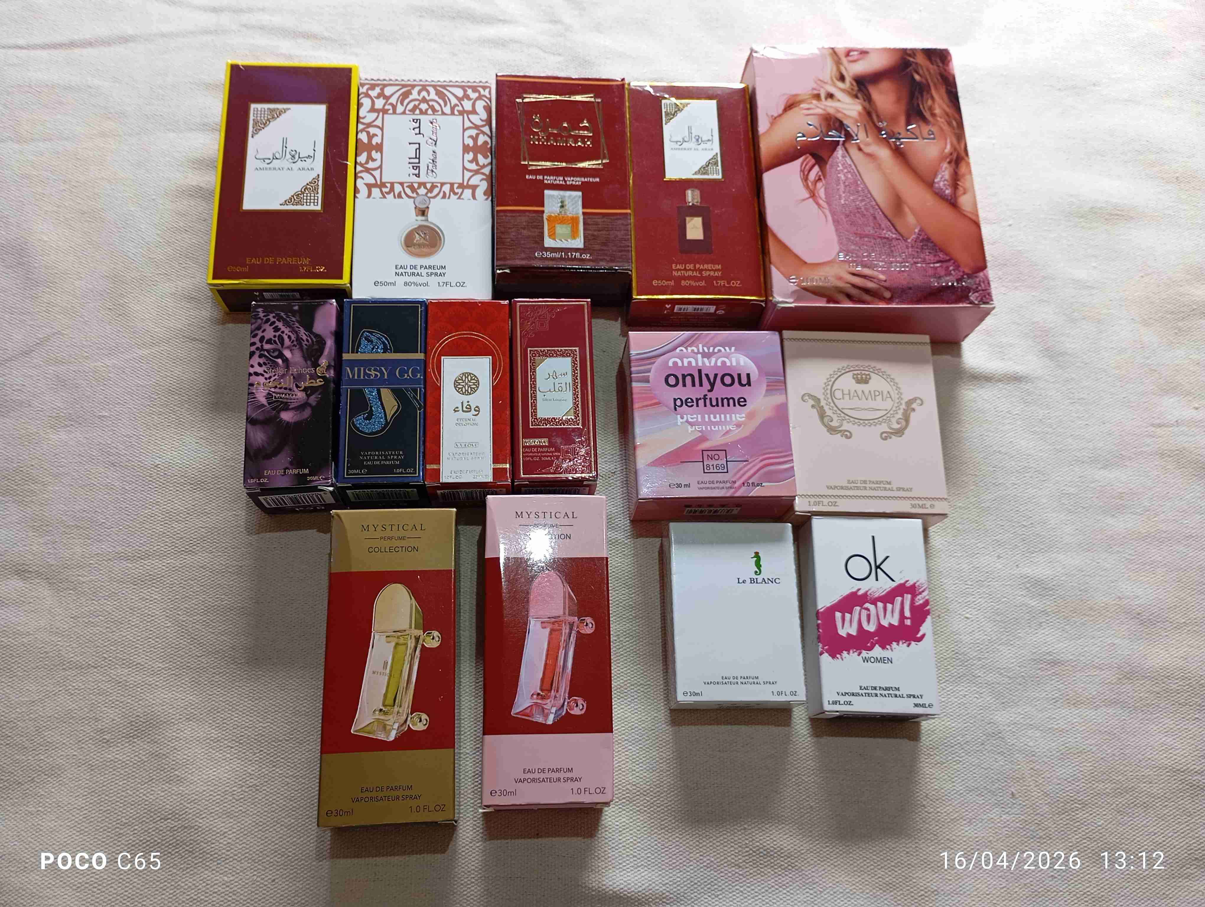 Lote de perfumes variados