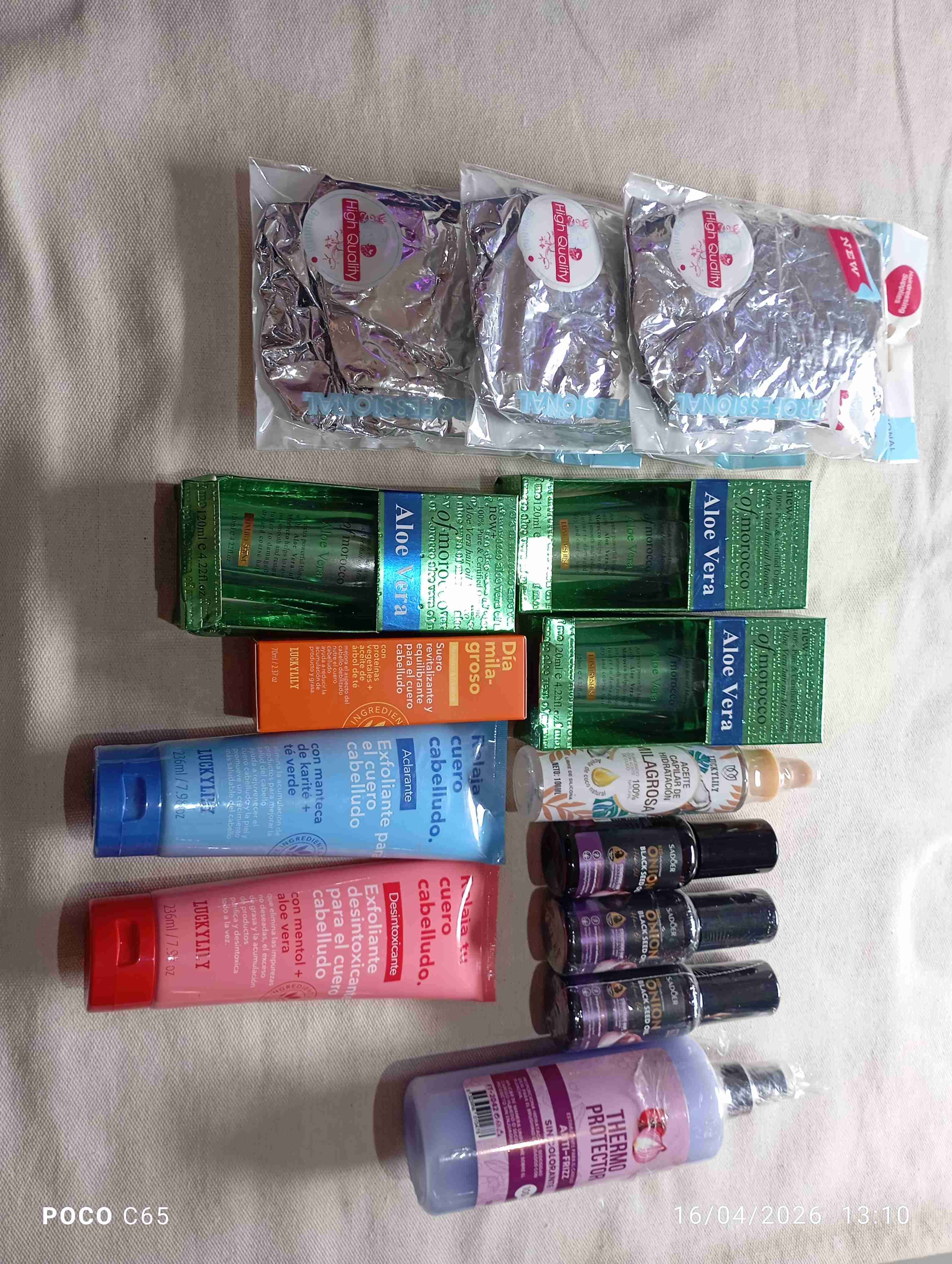 Set de cuidado personal variado