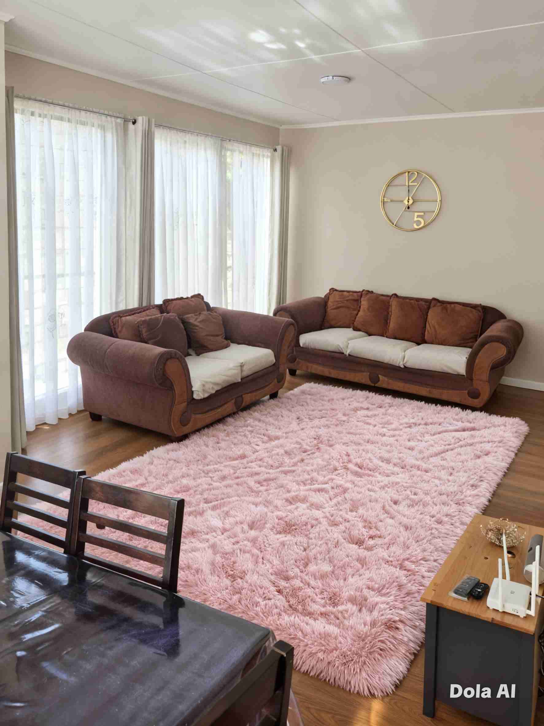 Alfombra peluda 150 x 200cm