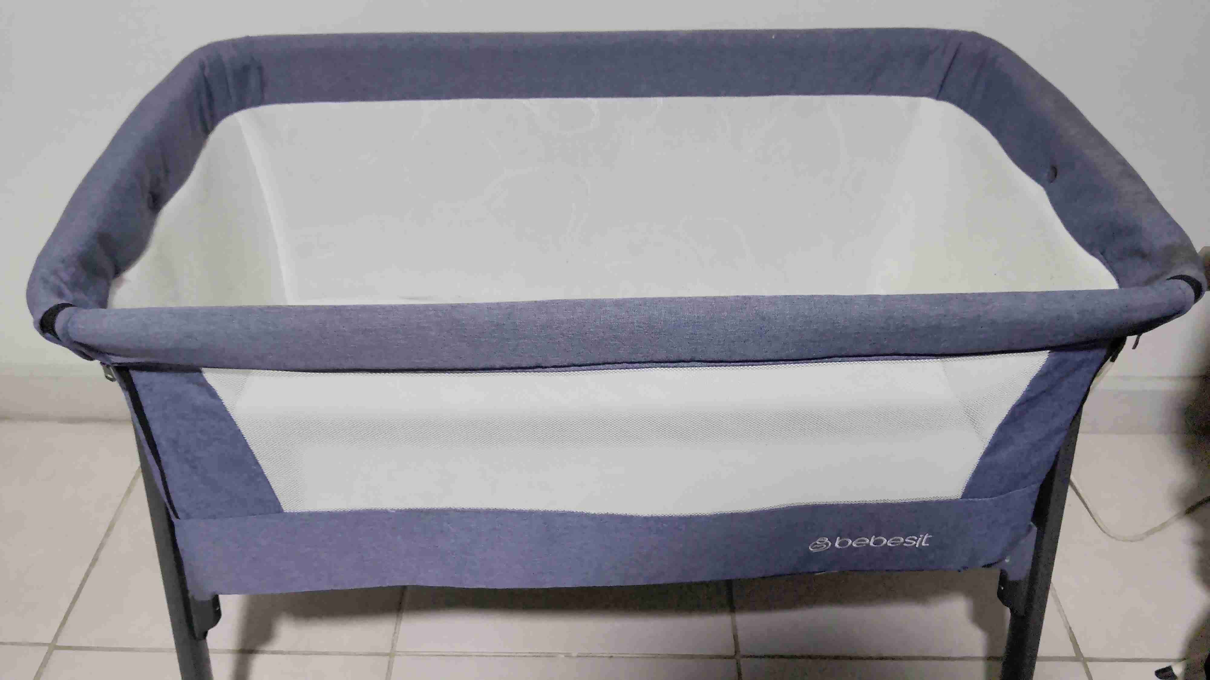 Cuna colecho gris - miniatura 2