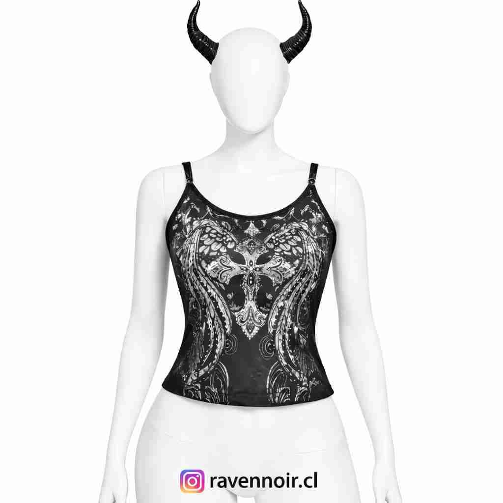 Tops góticos| Estilo dark, rebelde y único - miniatura 1
