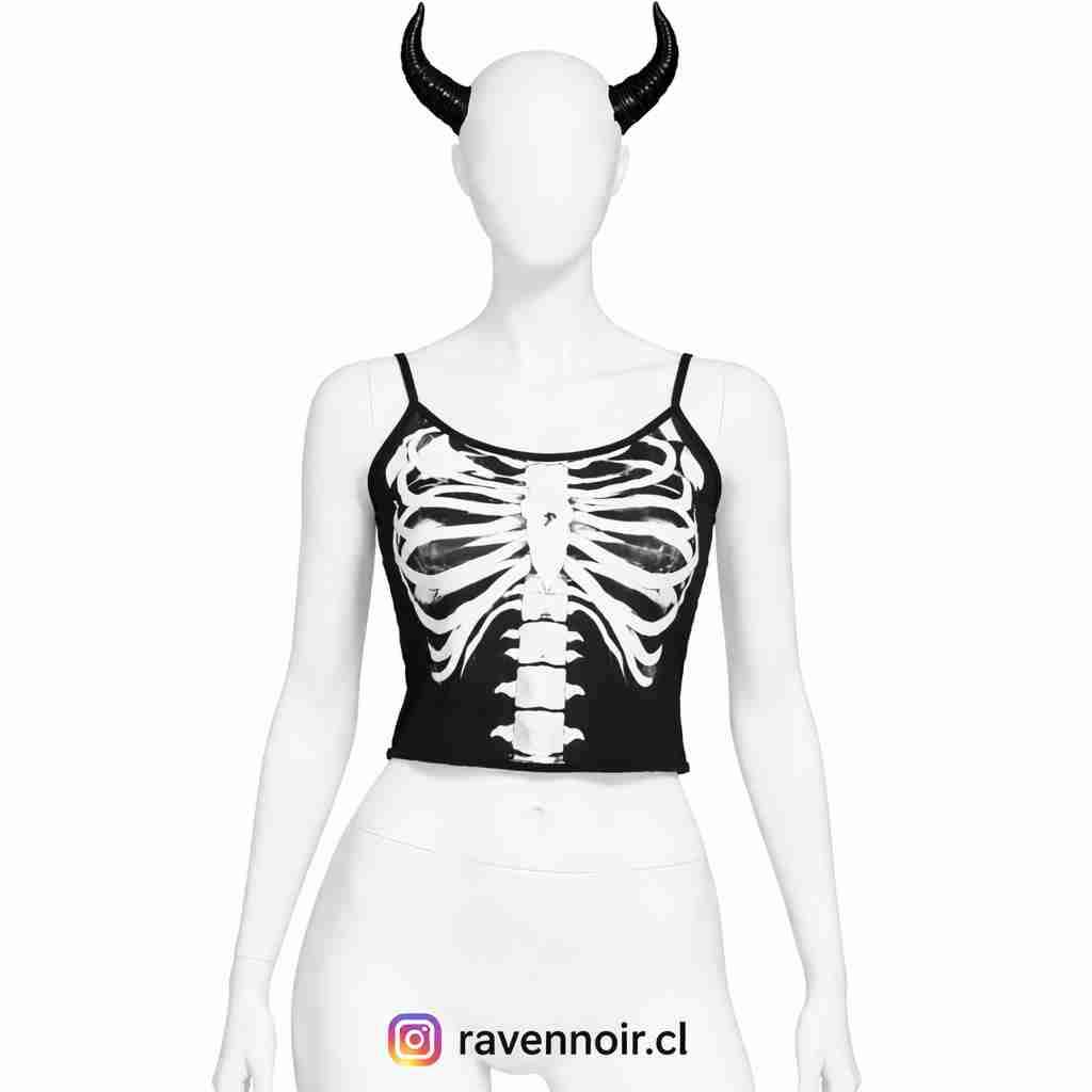 Tops góticos| Estilo dark, rebelde y único - miniatura 2