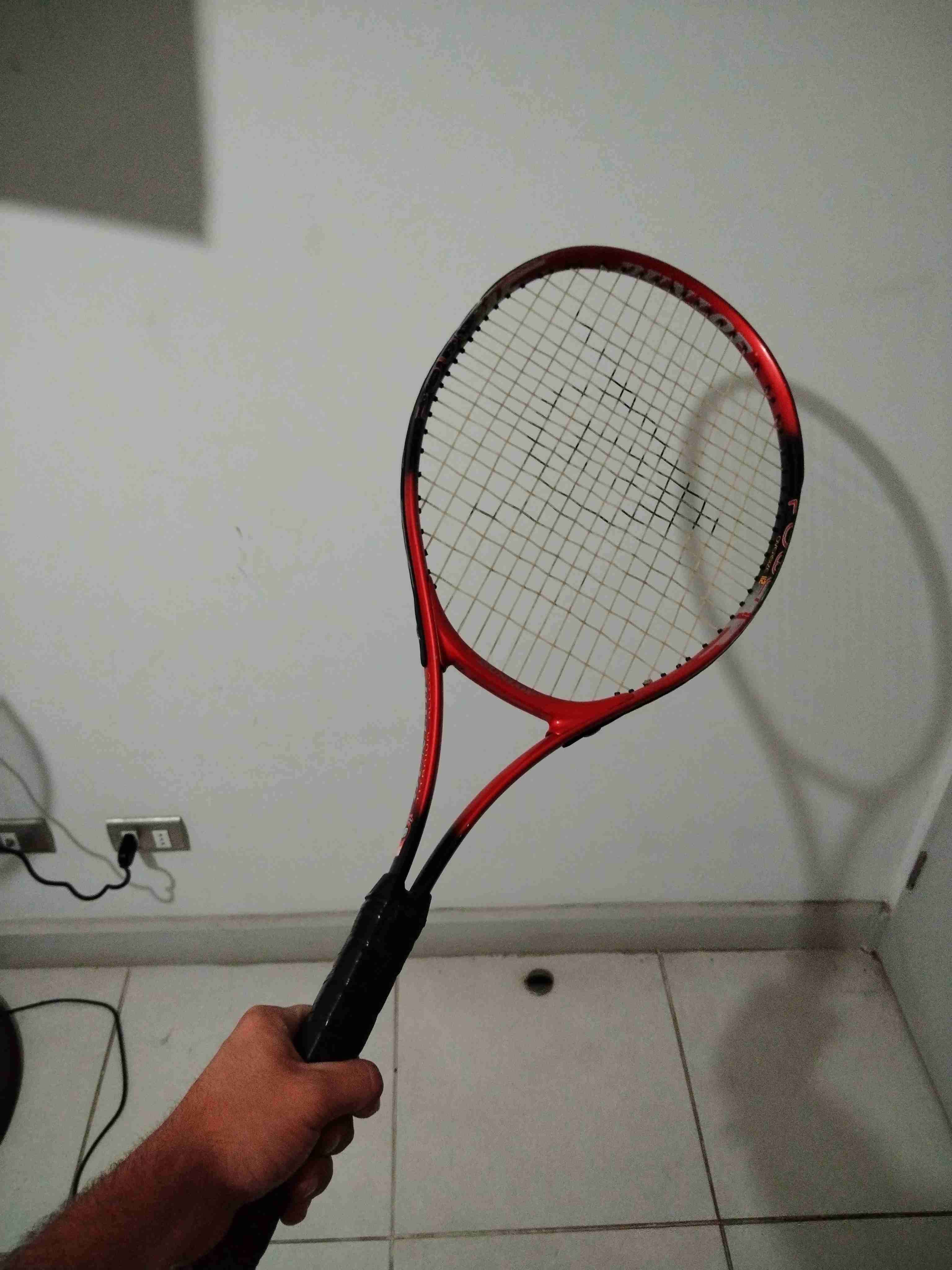 Raqueta de tenis Dunlop roja - miniatura 4