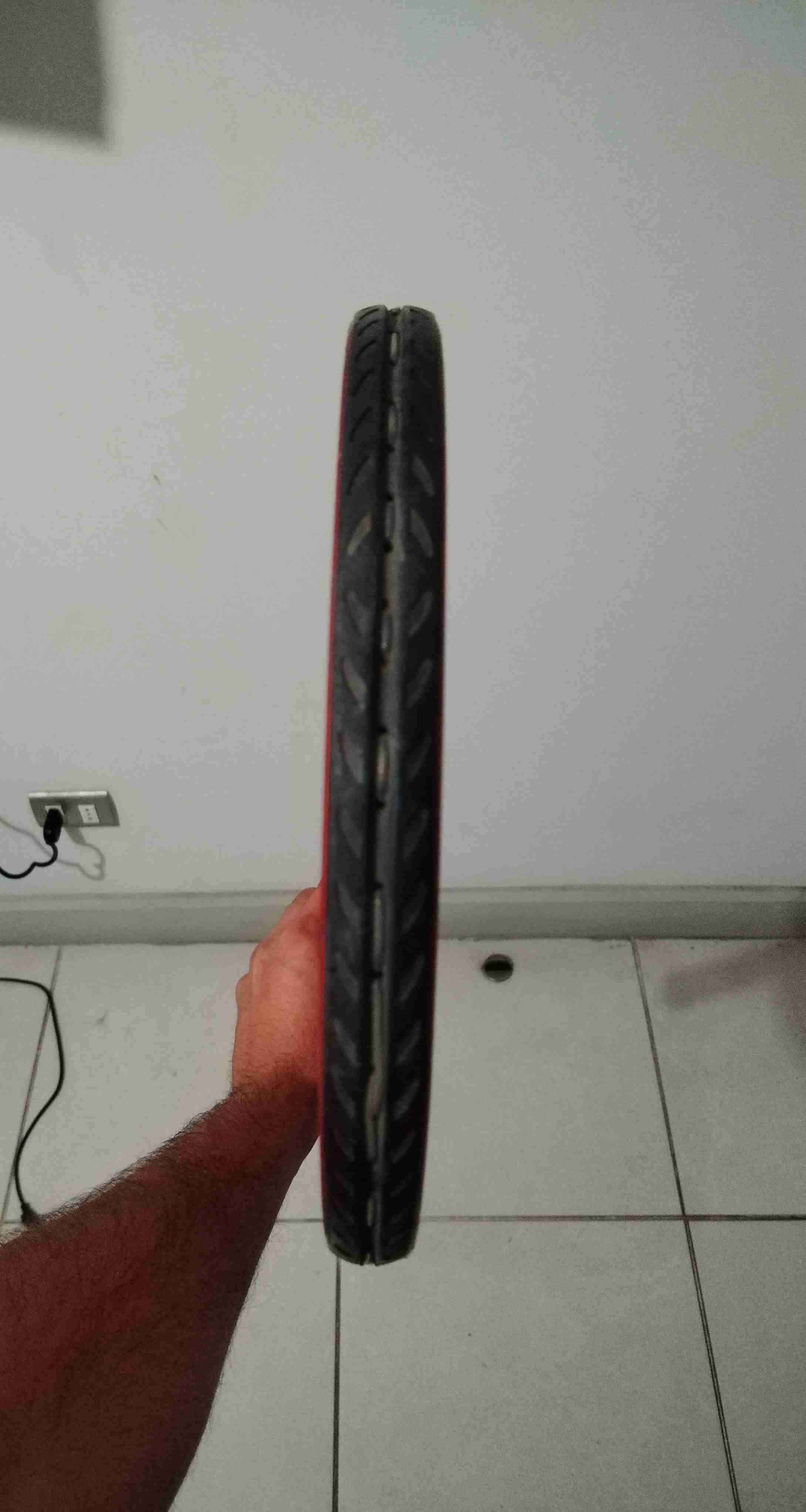 Raqueta de tenis Dunlop roja - miniatura 5