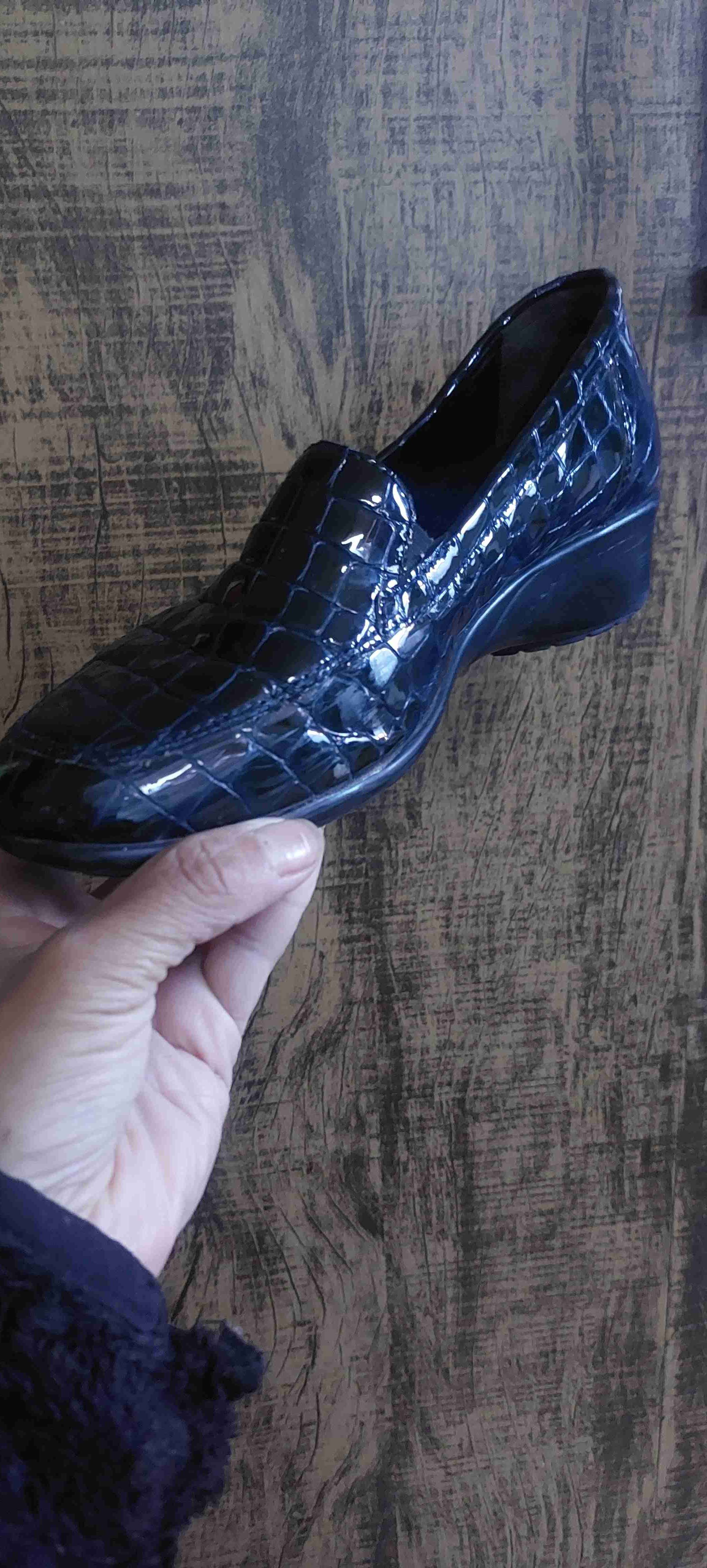 Zapato mocasín negro charol - miniatura 3