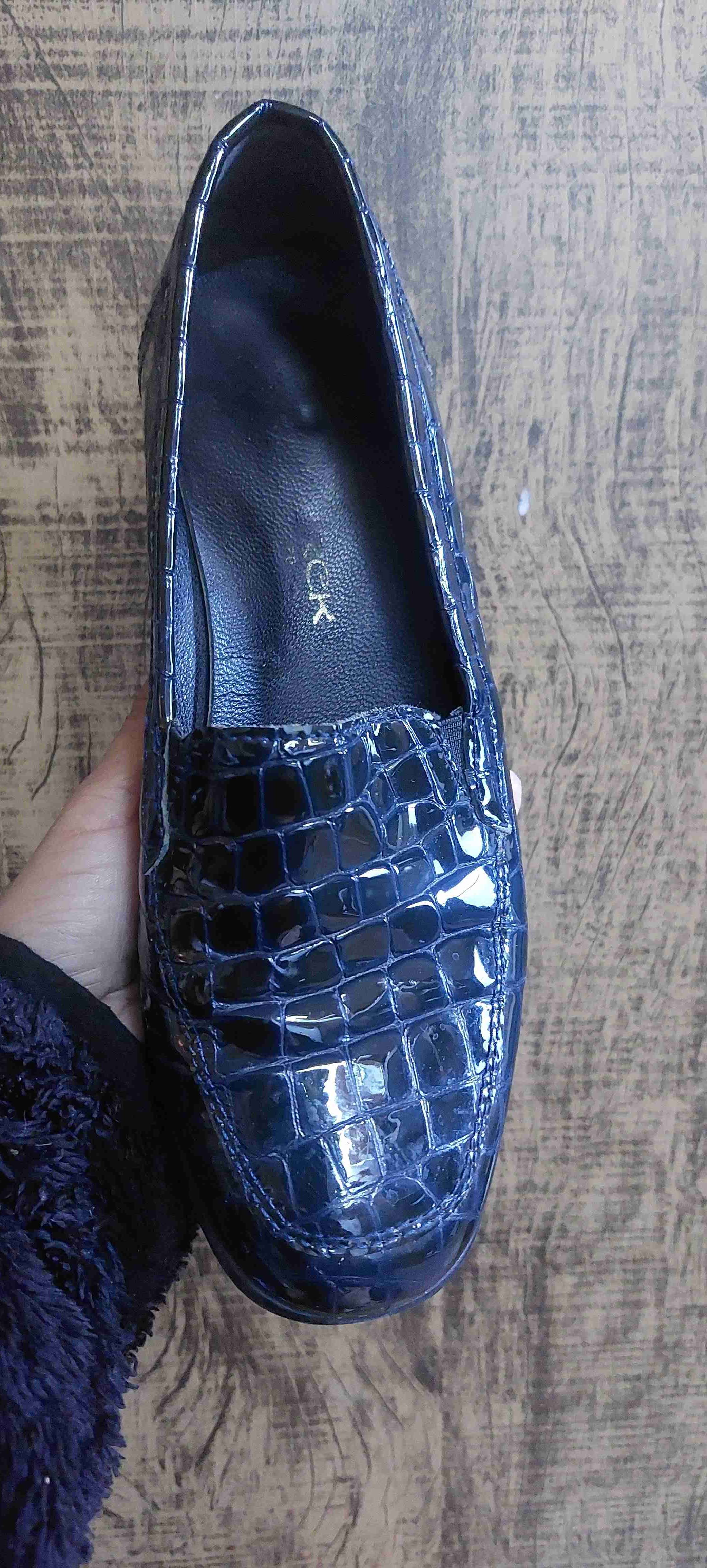 Zapato mocasín negro charol - miniatura 4