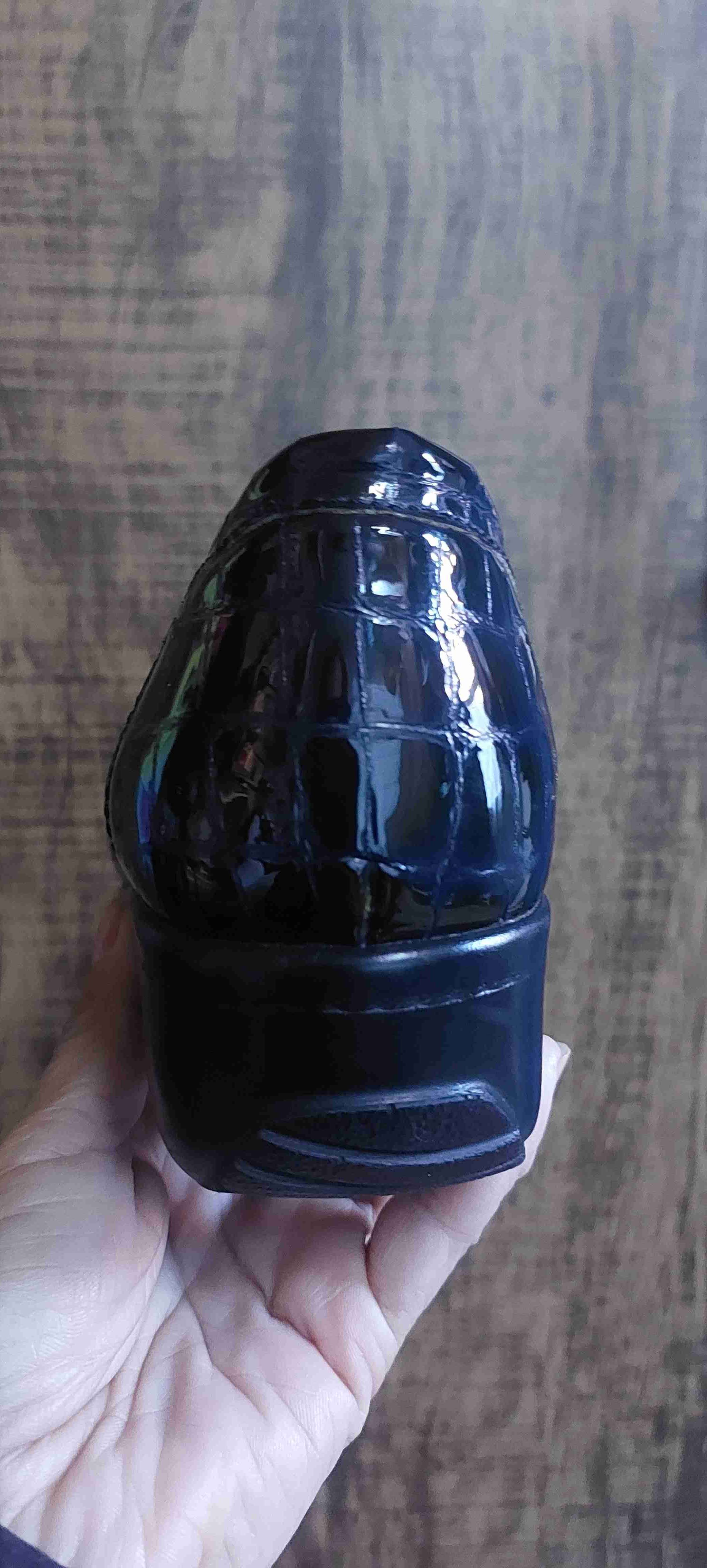 Zapato mocasín negro charol - miniatura 6