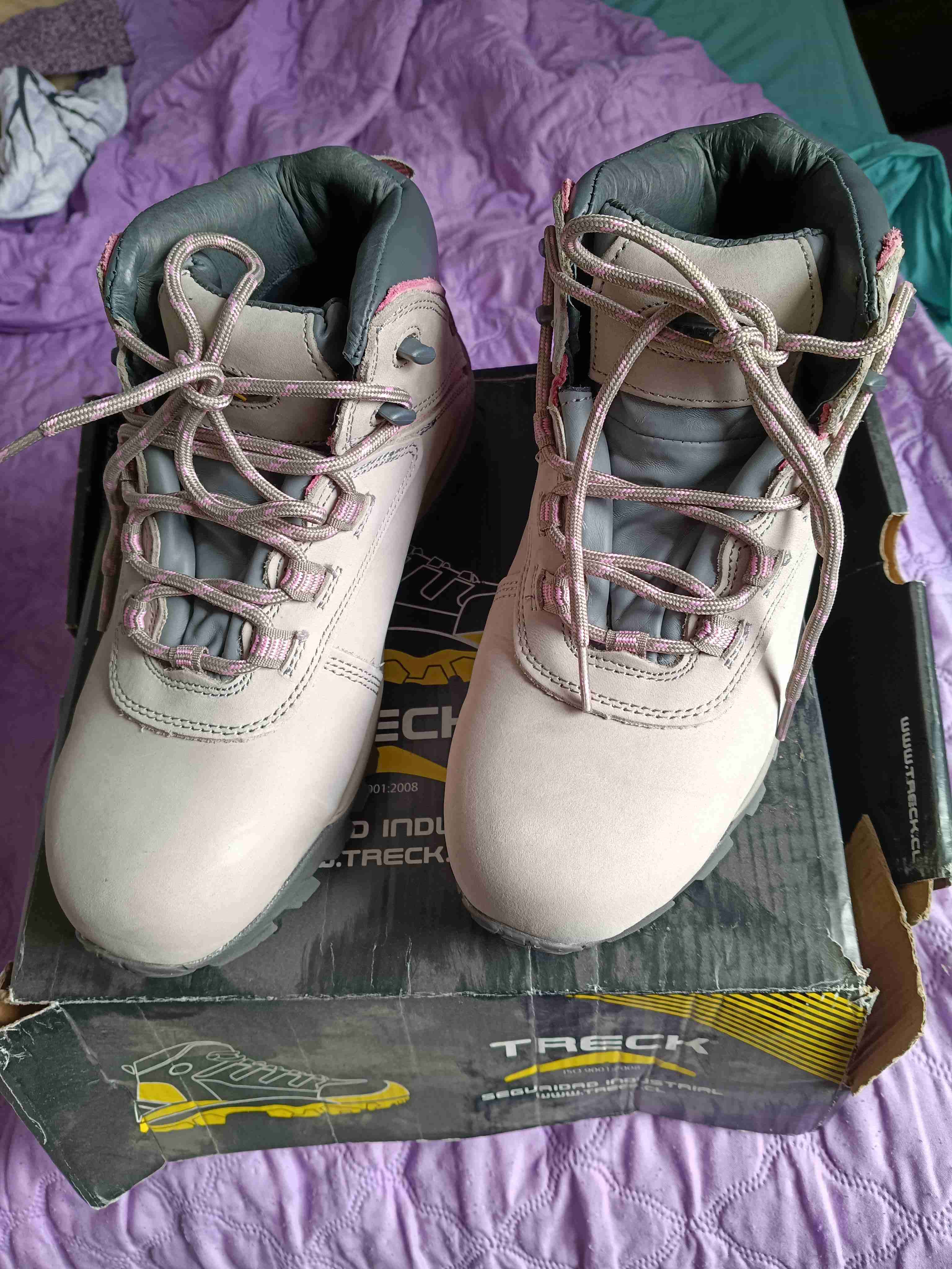 Botas de seguridad Treck beige
