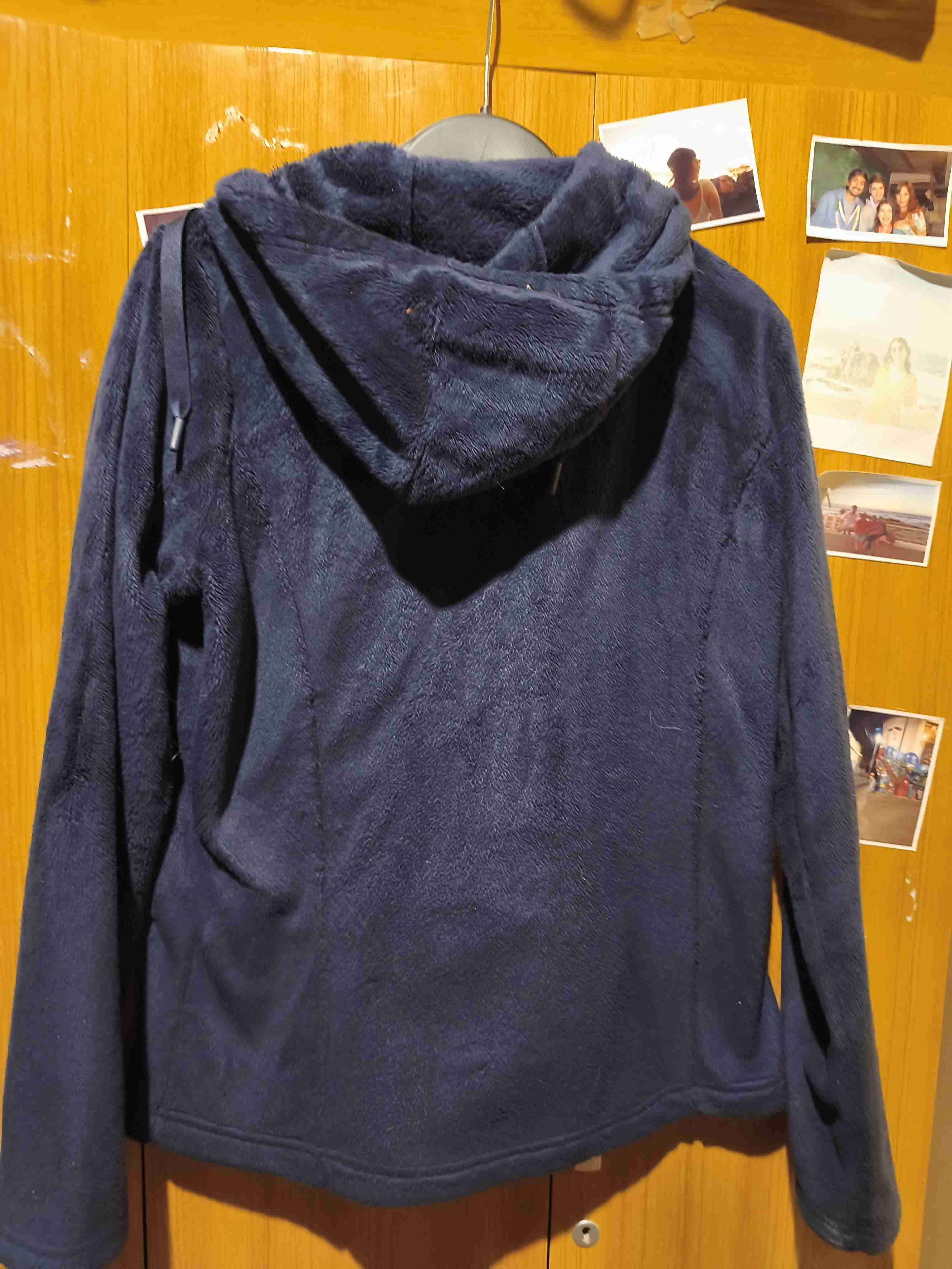 Chaqueta polar azul con capucha - miniatura 2