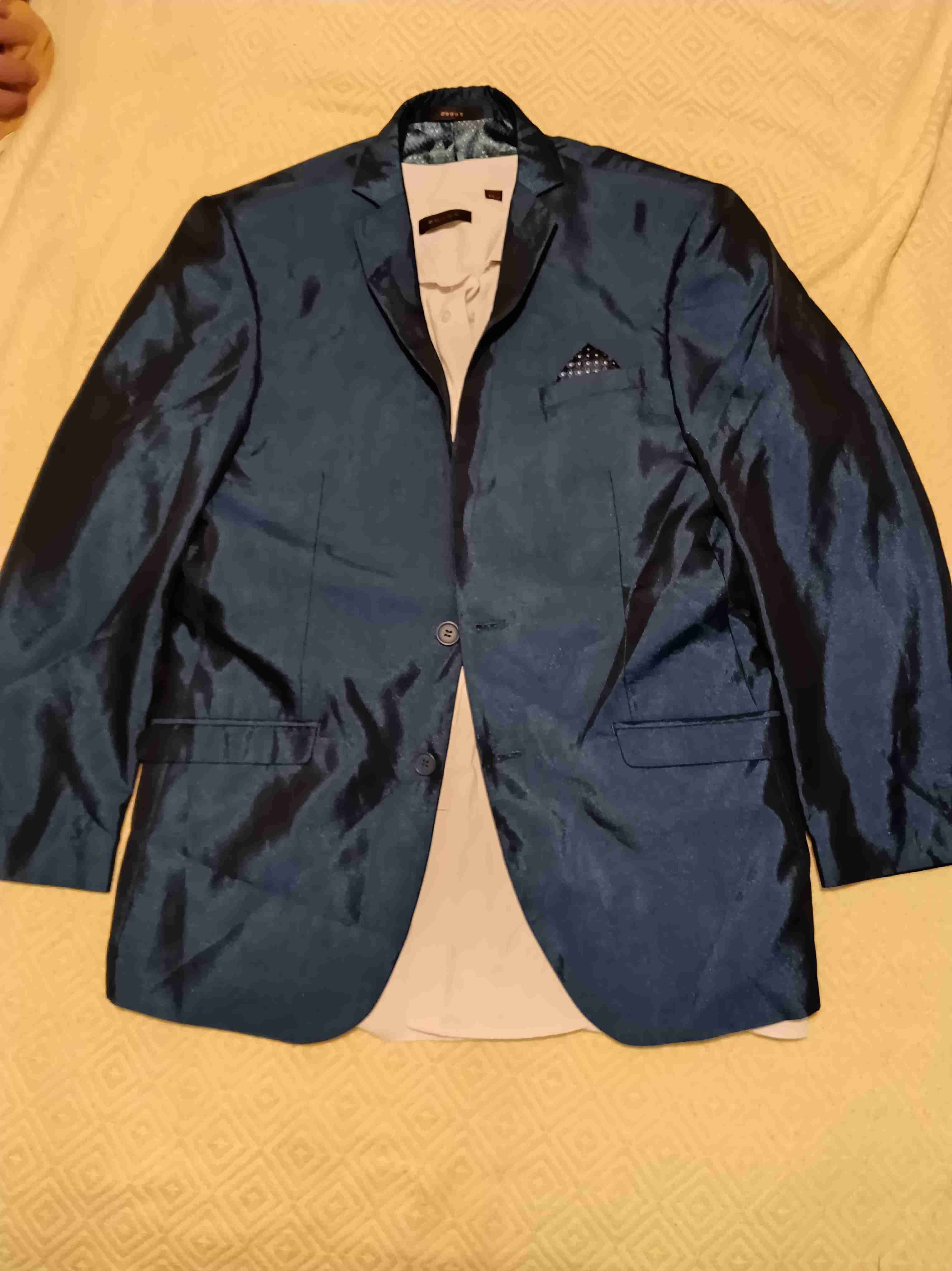 Traje azul elegante para hombre - miniatura 5