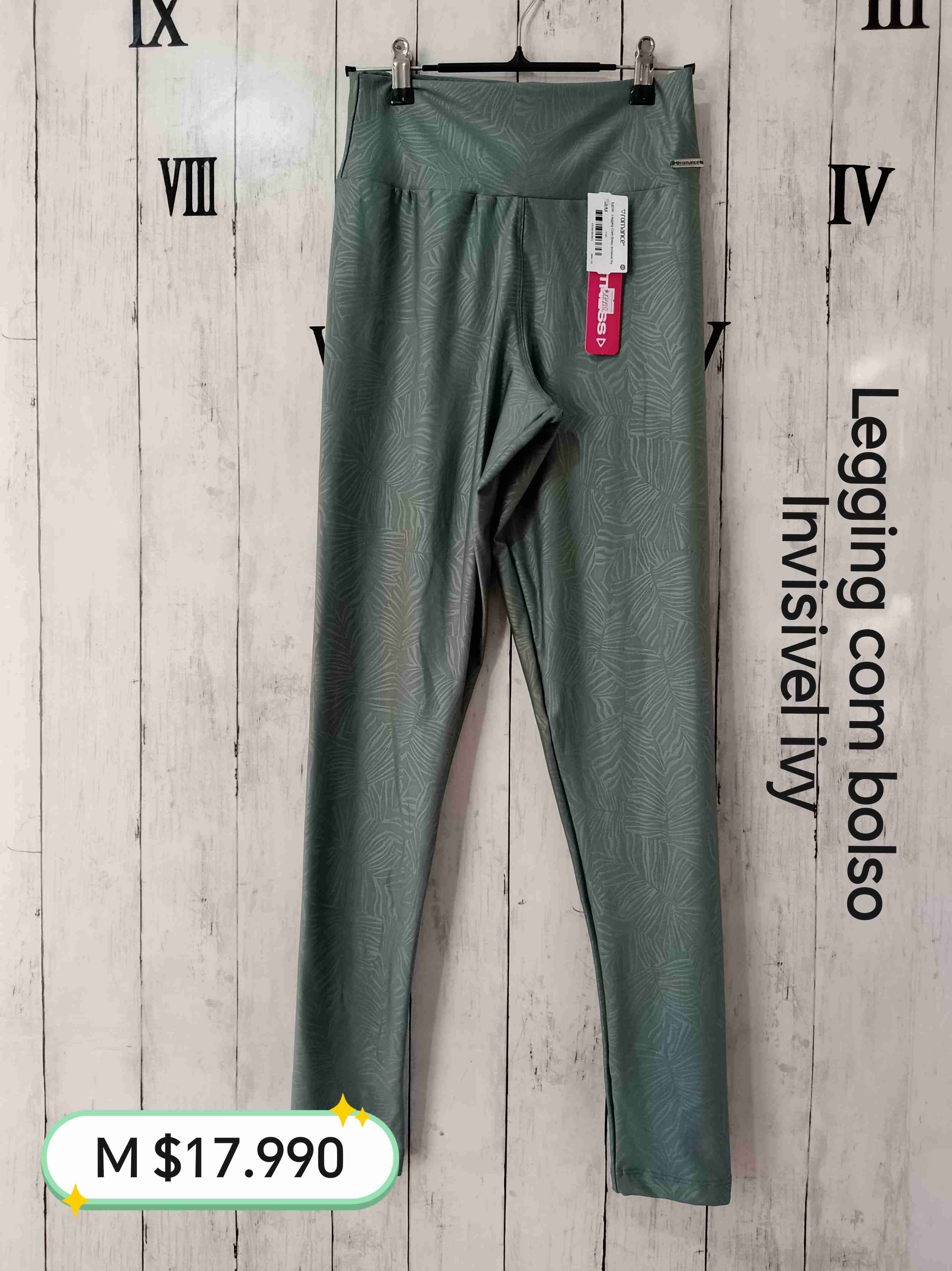 Leggings verdes con estampado