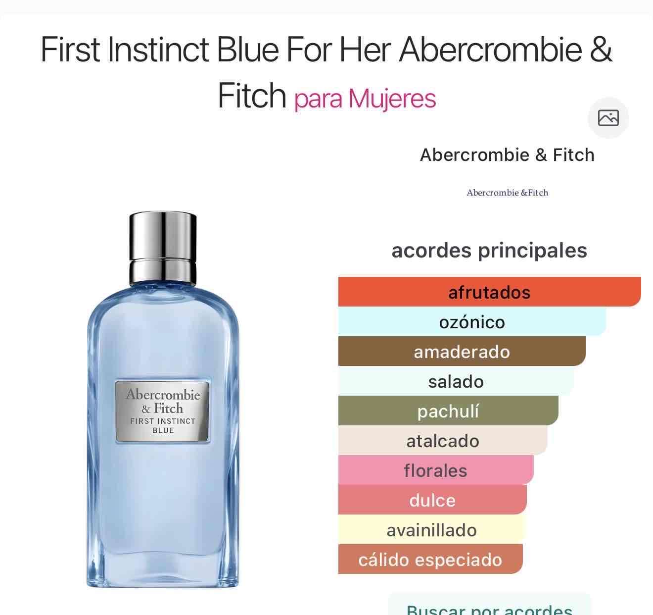 Perfume Abercrombie First Instinct Blue - miniatura 3