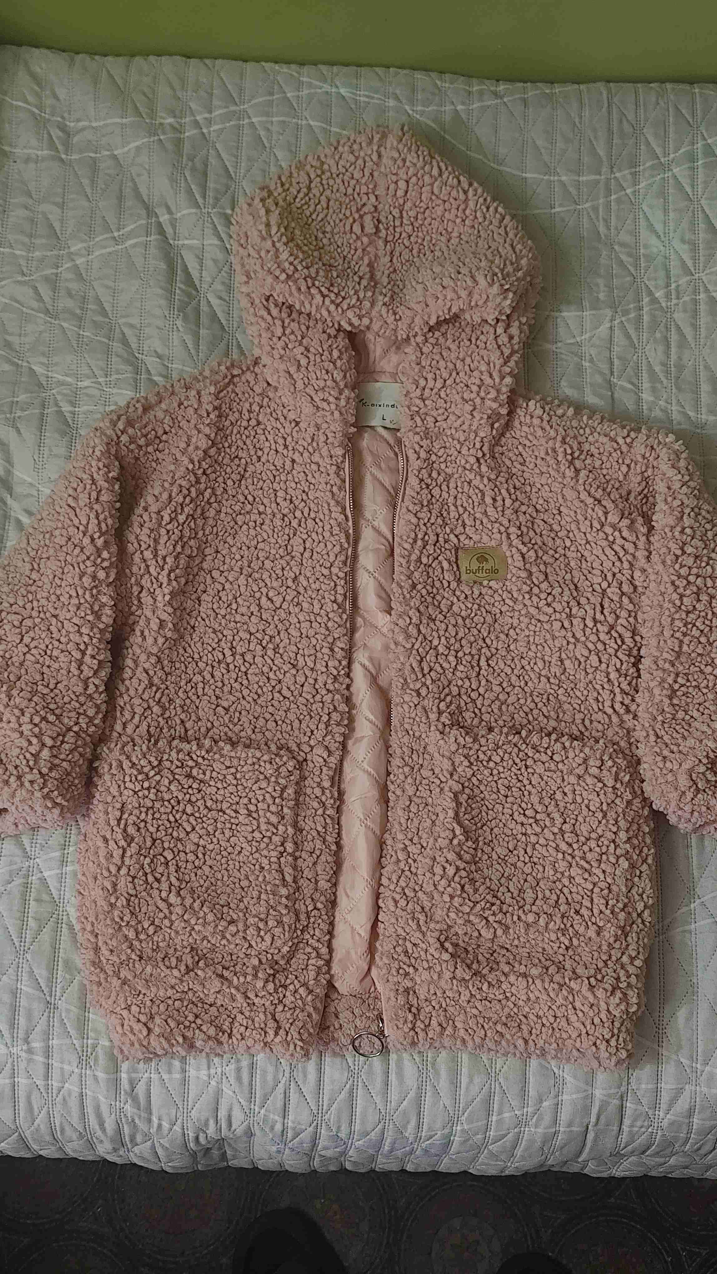 Chaqueta de lana rosada - miniatura 2