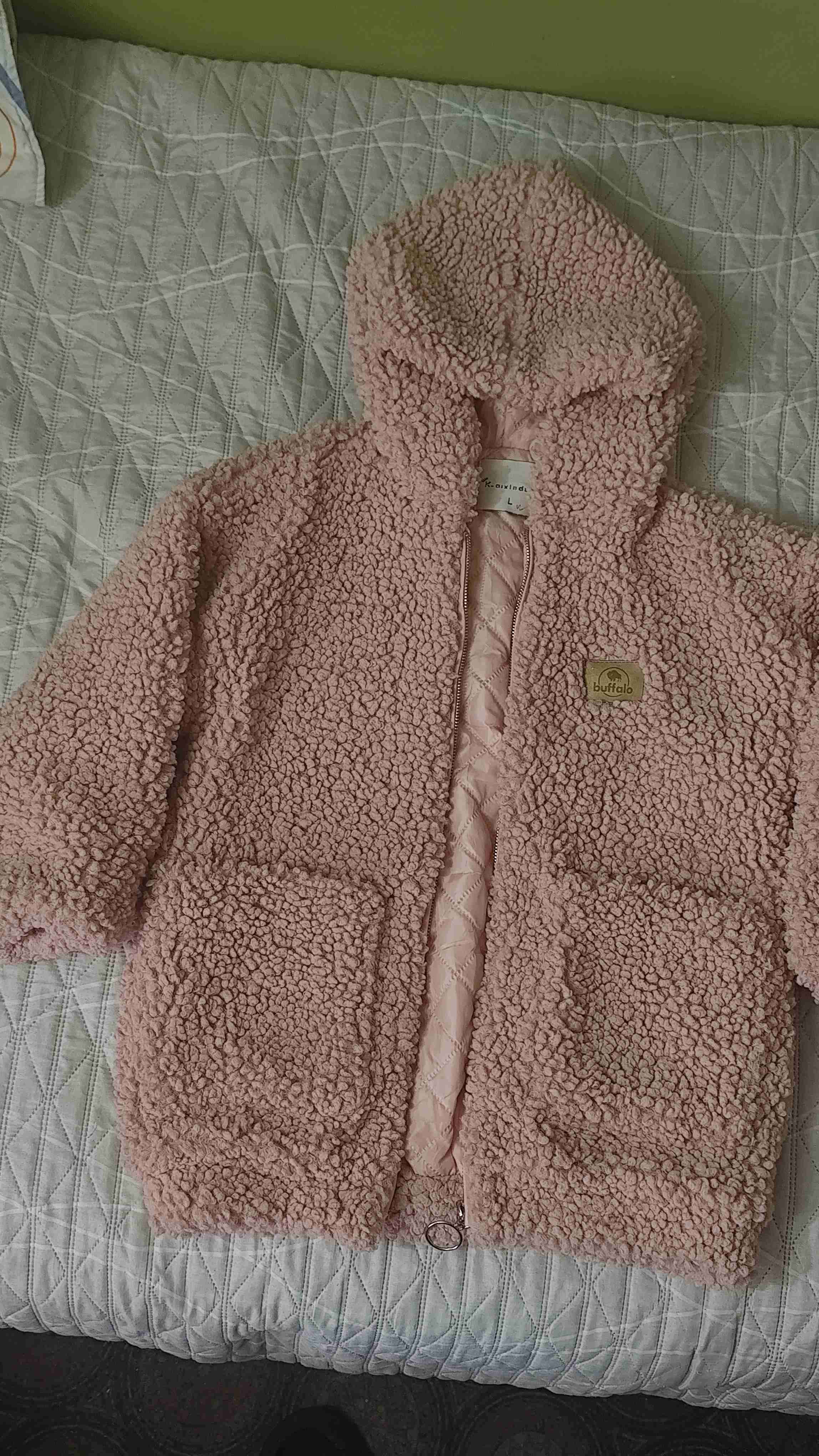 Chaqueta de lana rosada - miniatura 4