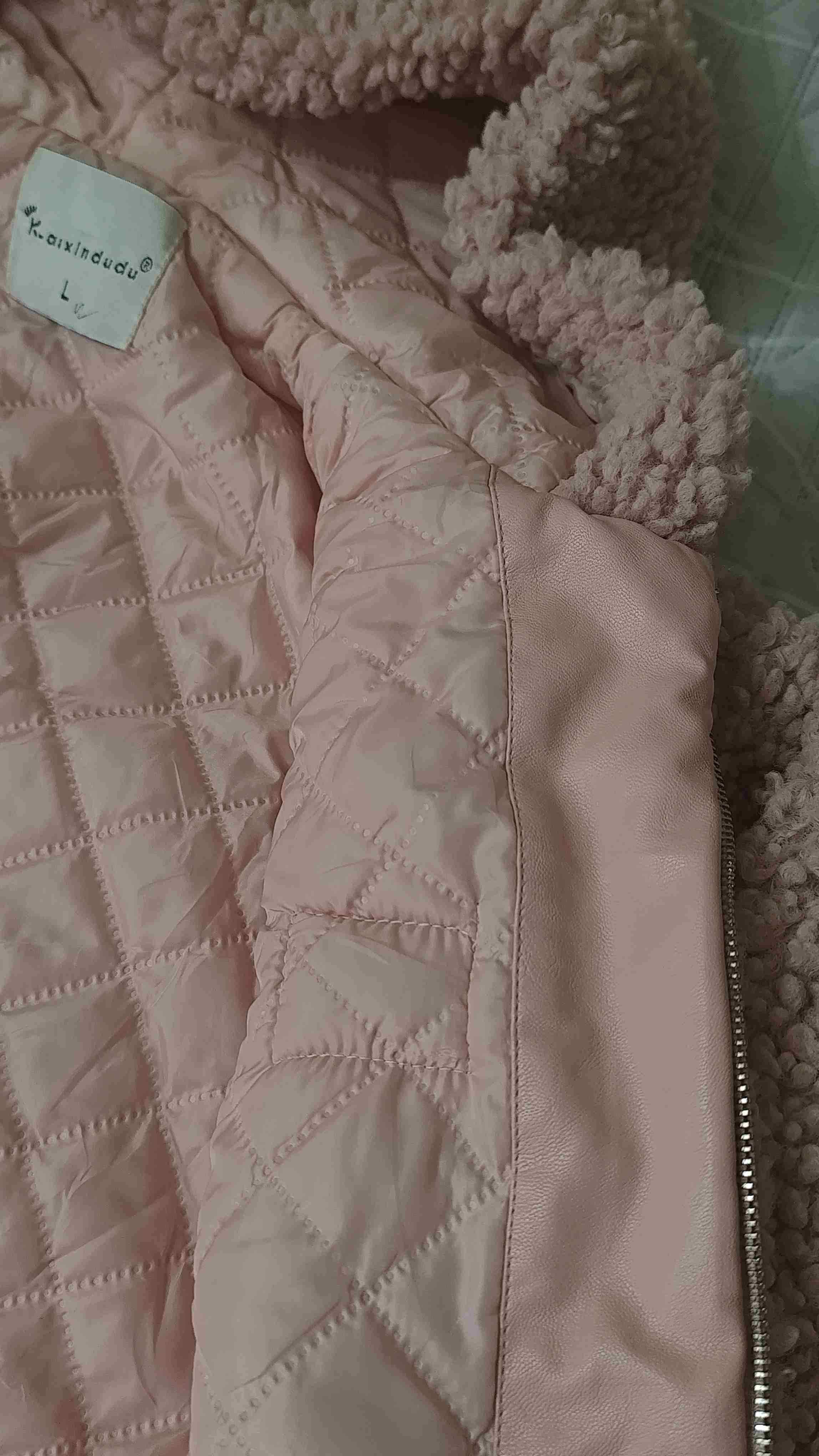 Chaqueta de lana rosada - miniatura 5