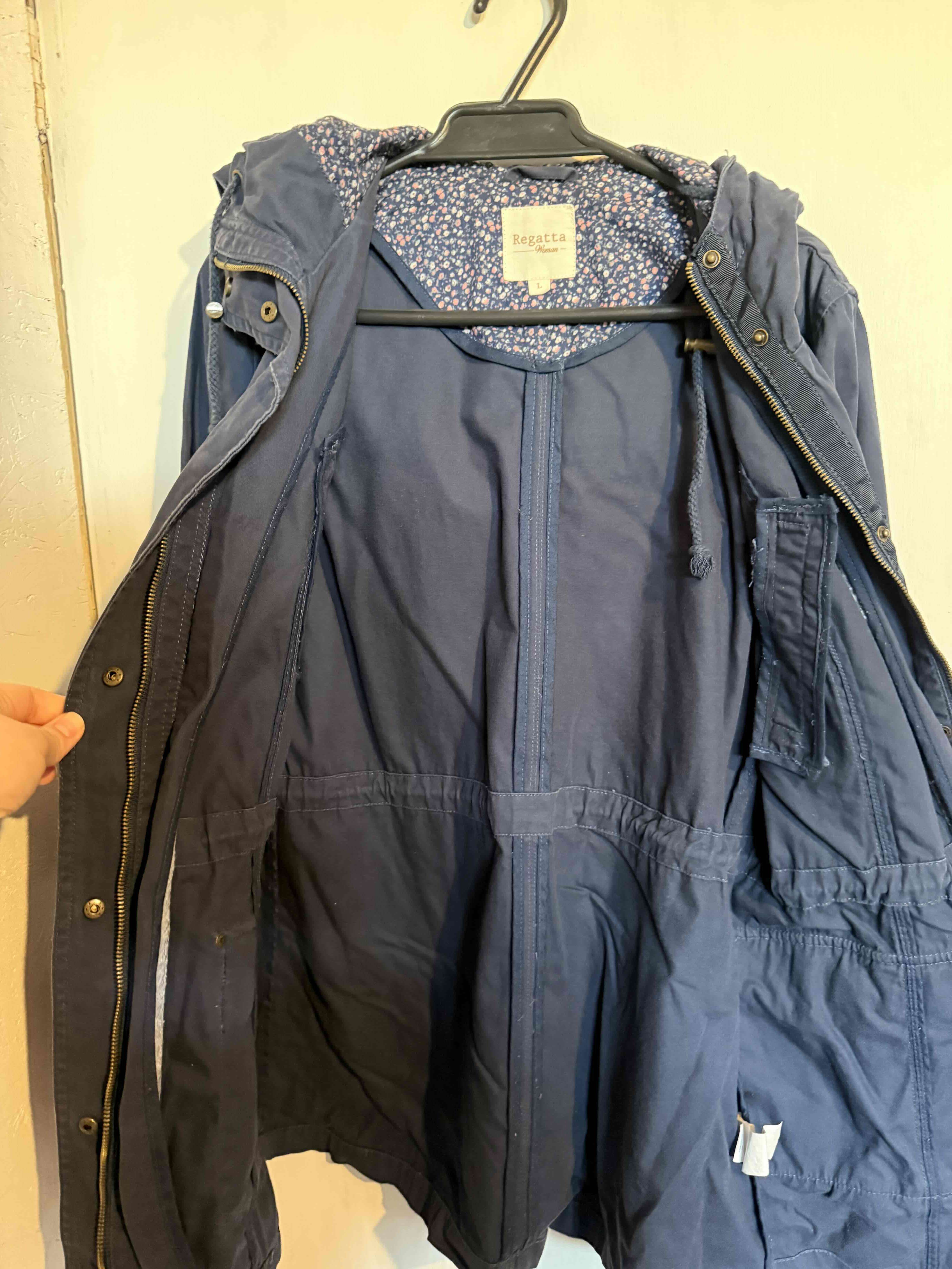 Chaqueta Larga azul con capucha REGATTA - miniatura 2