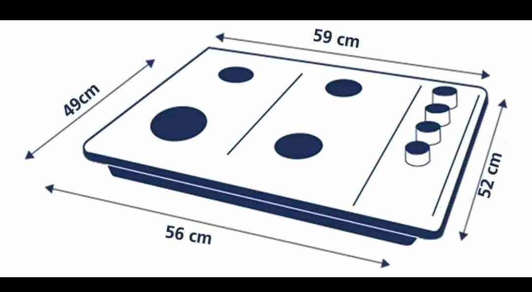 Encimera vitrocerámica eléctrica negra - miniatura 2