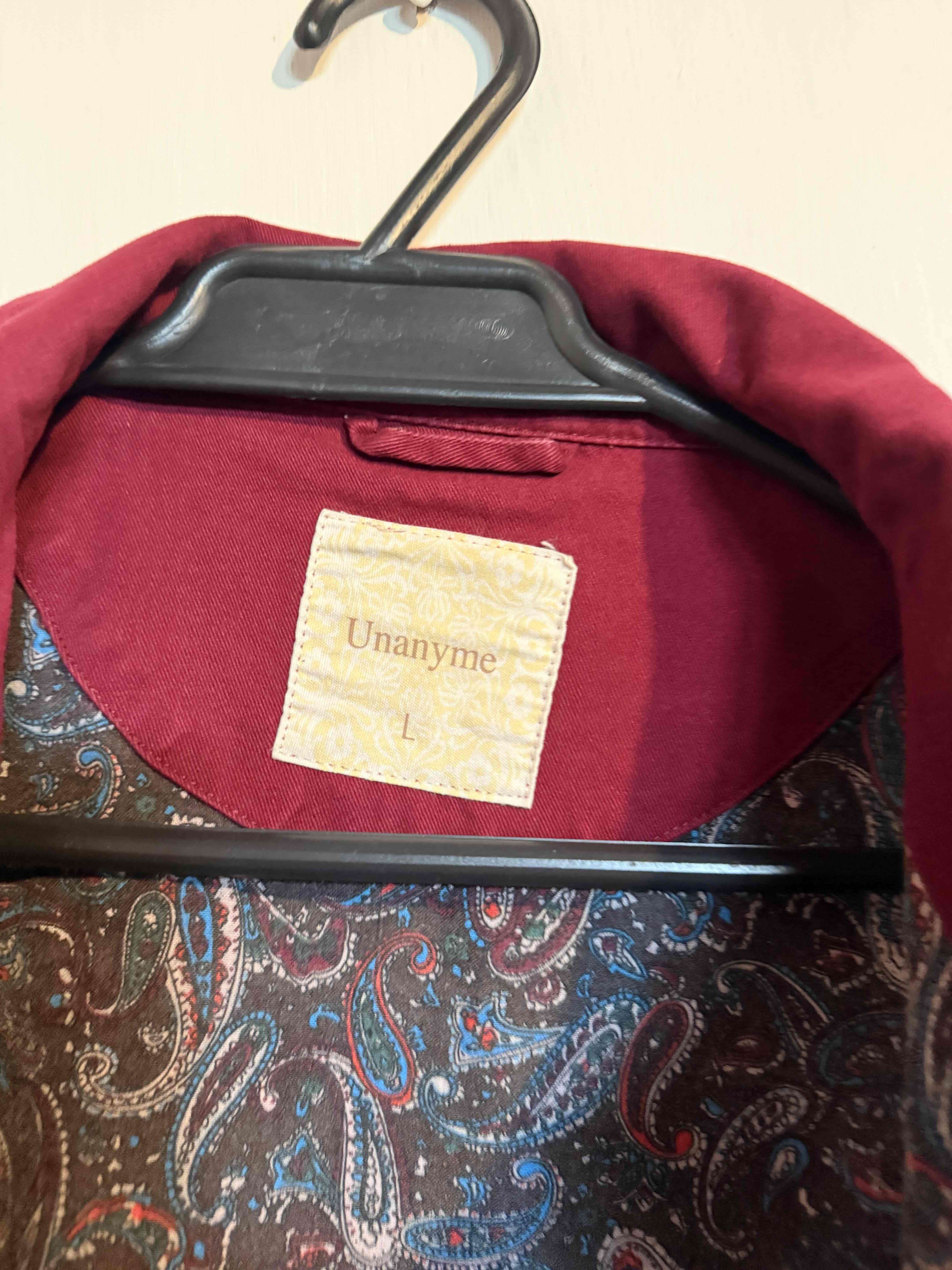 Abrigo burdeos con cierres Unanyme - miniatura 3