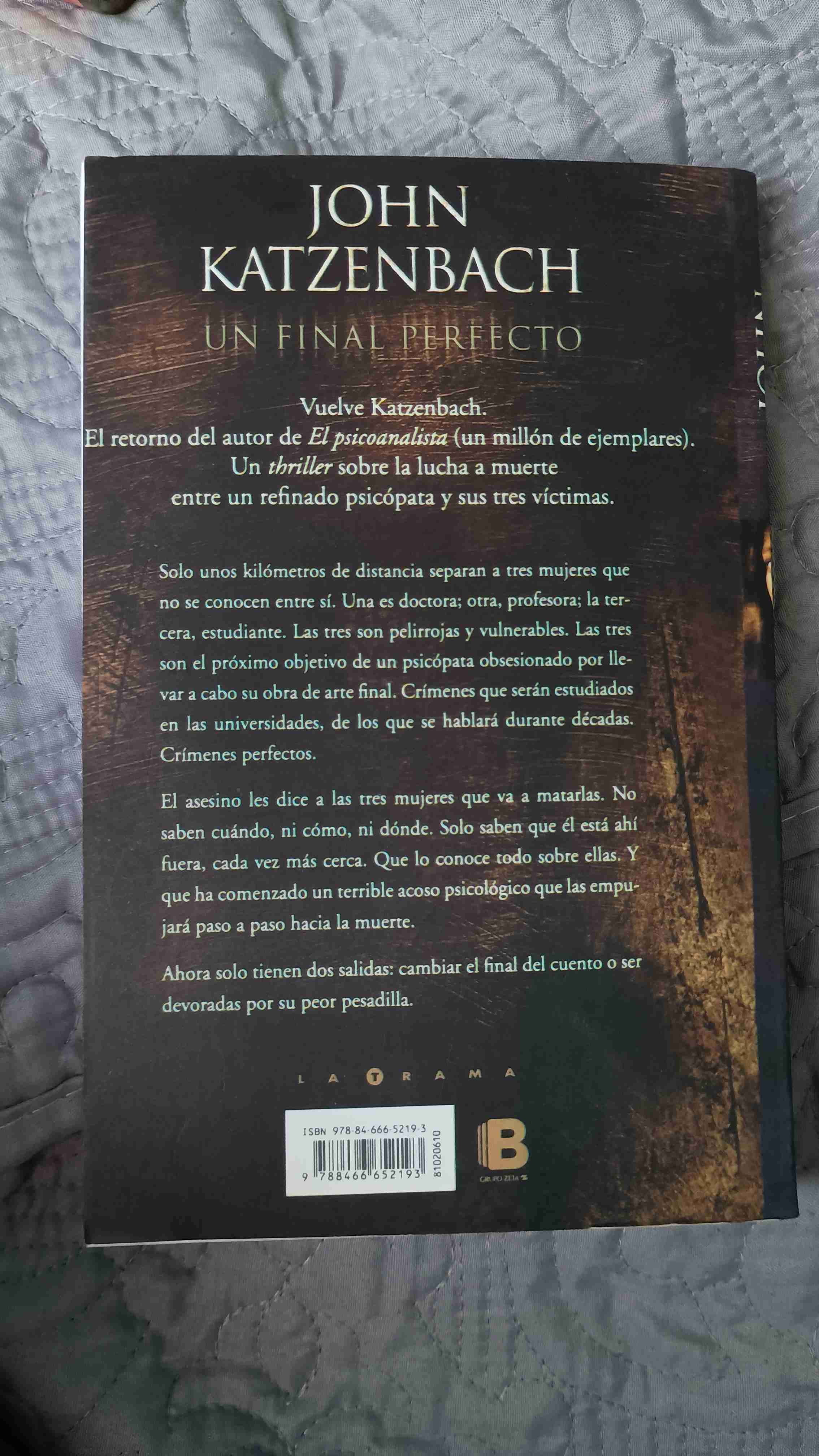 Libro 'Un Final Perfecto' de Katzenbach - miniatura 2