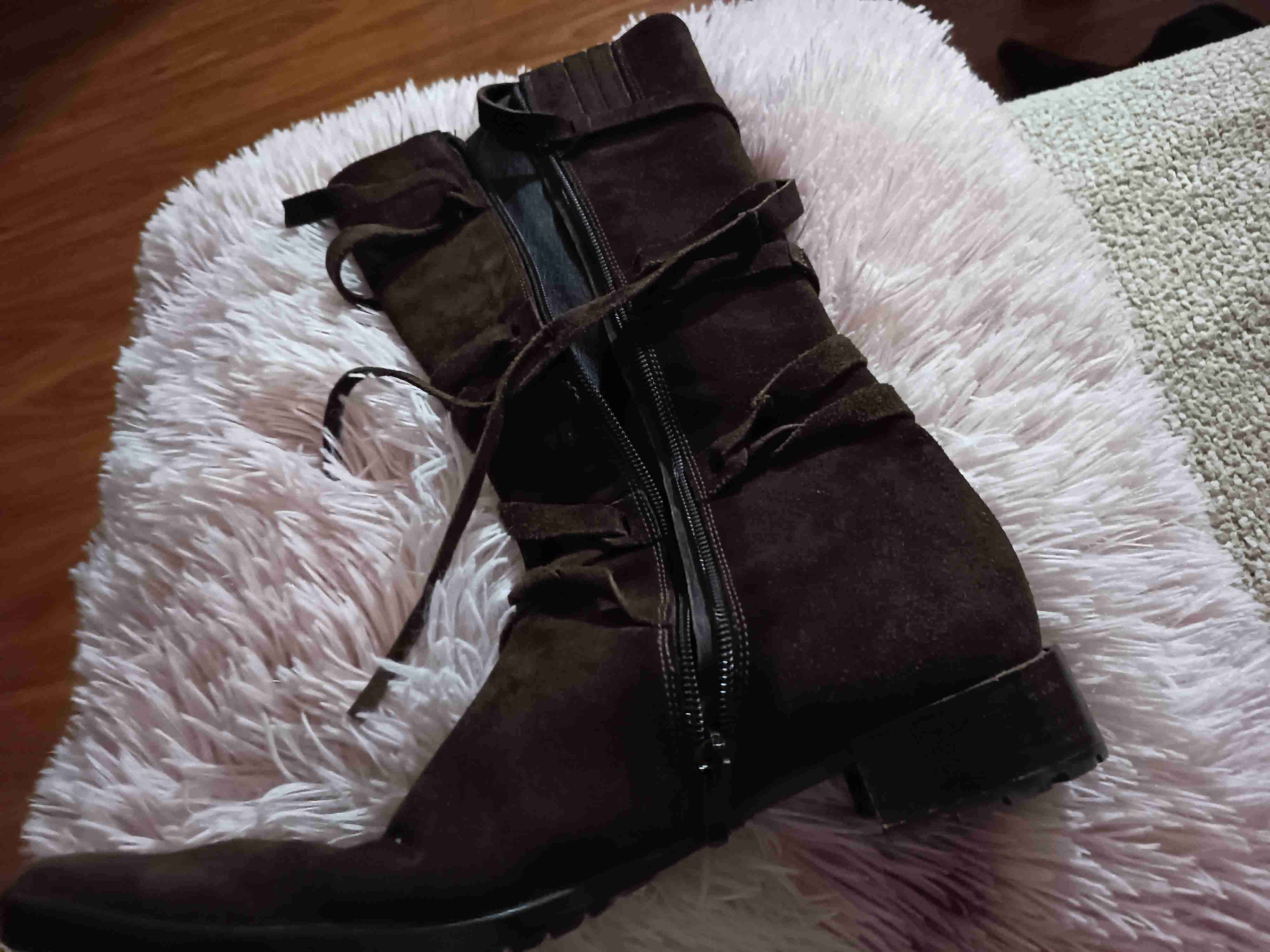 Botas marrones de gamuza - miniatura 3