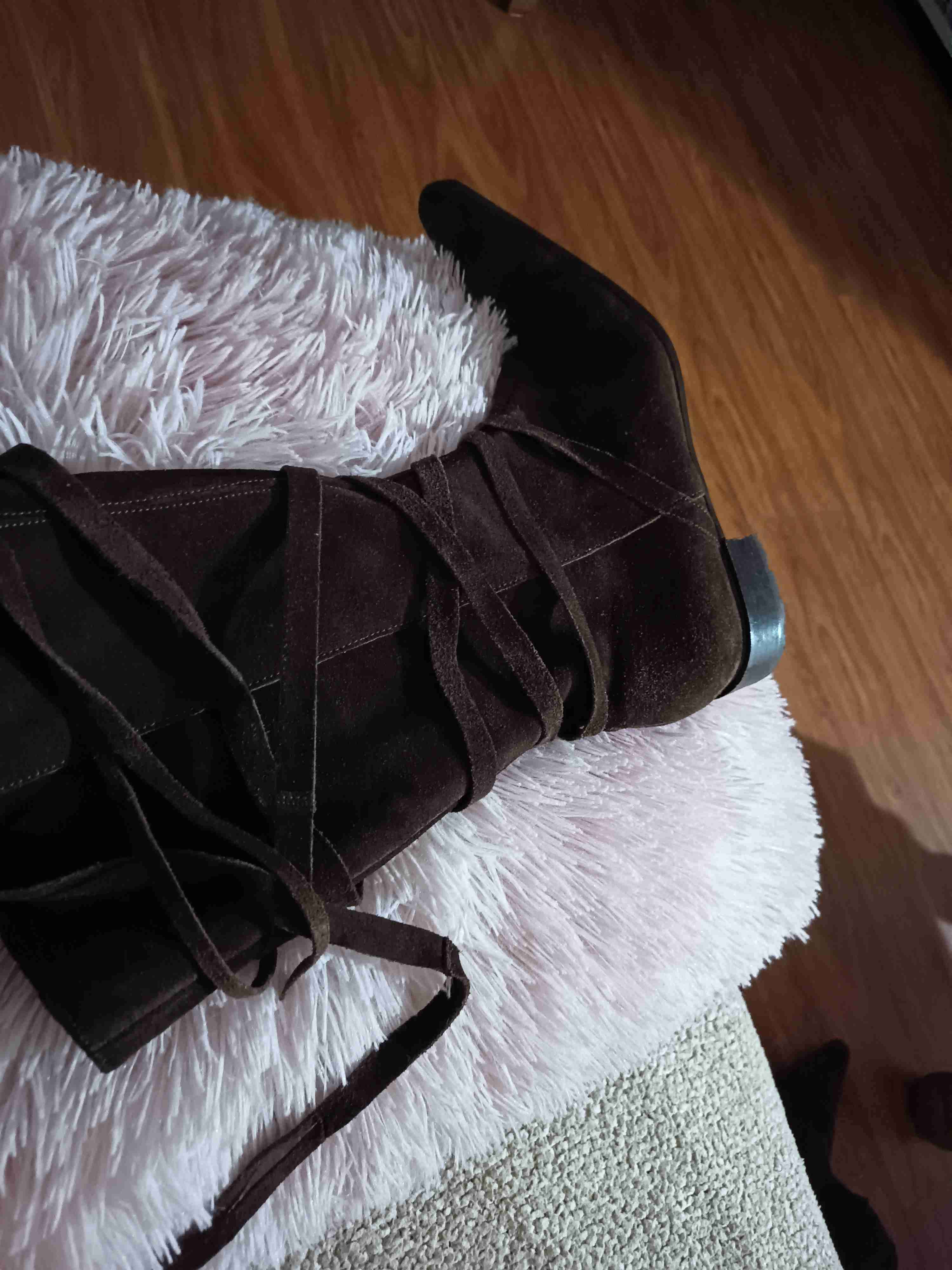 Botas marrones de gamuza - miniatura 4