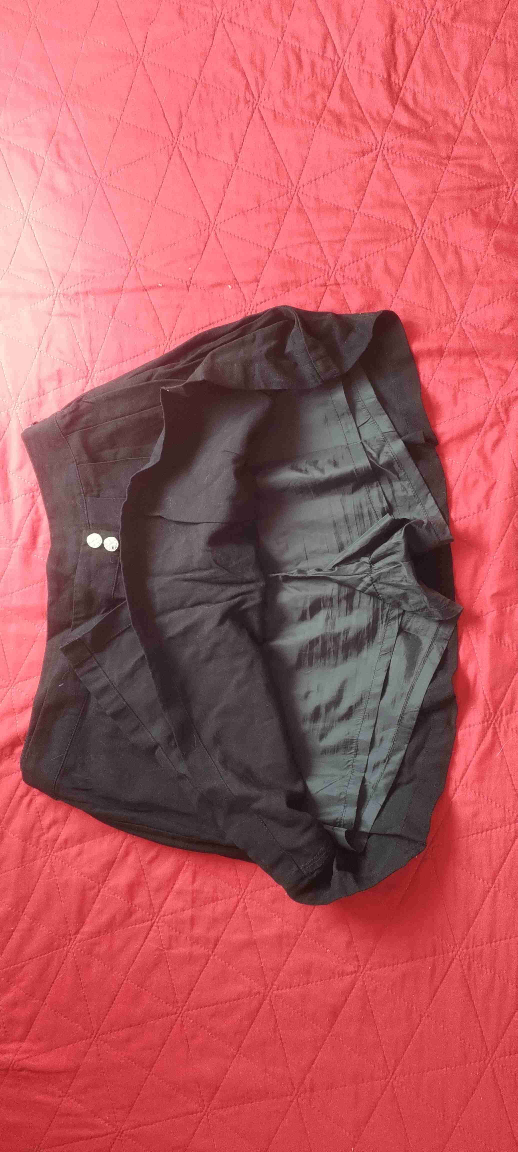 Falda short negra con botones XL - miniatura 2