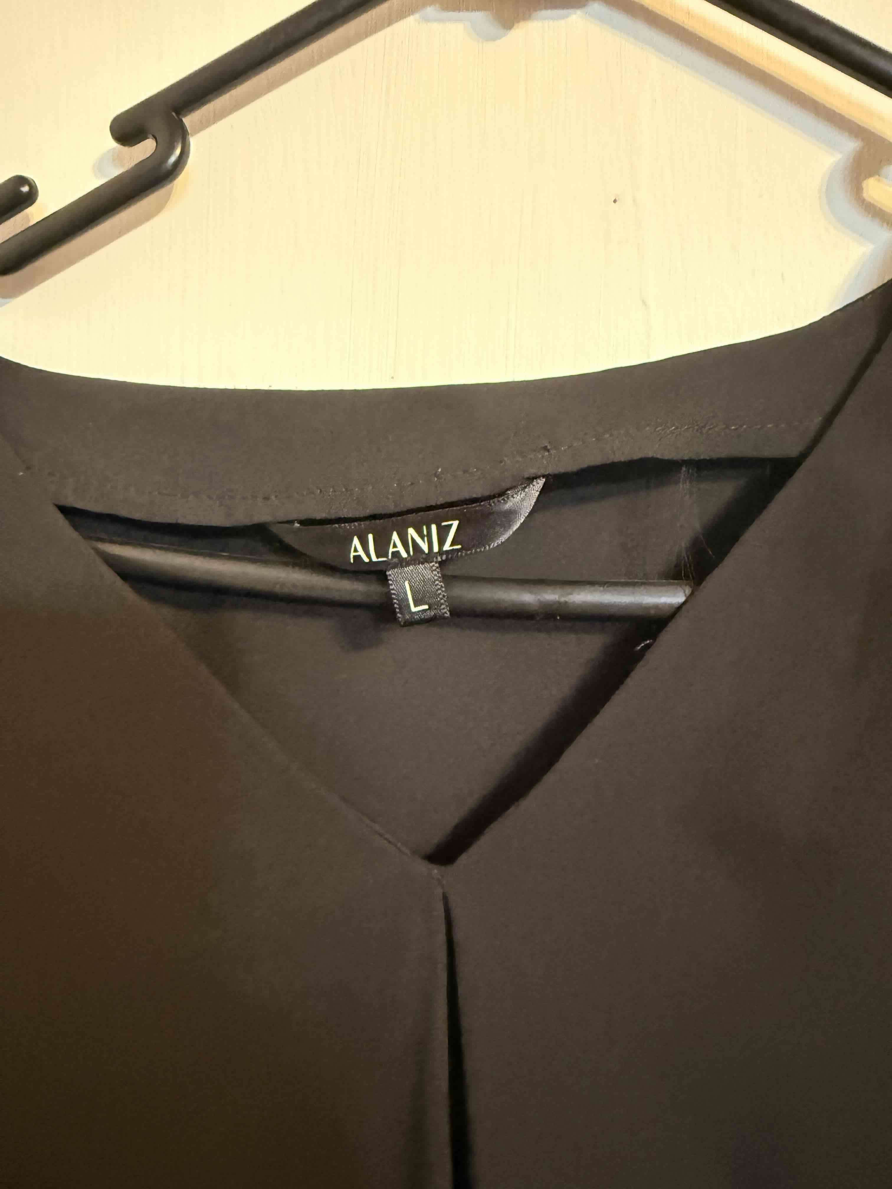 Blusa negra ligera manga larga Alanís - miniatura 3