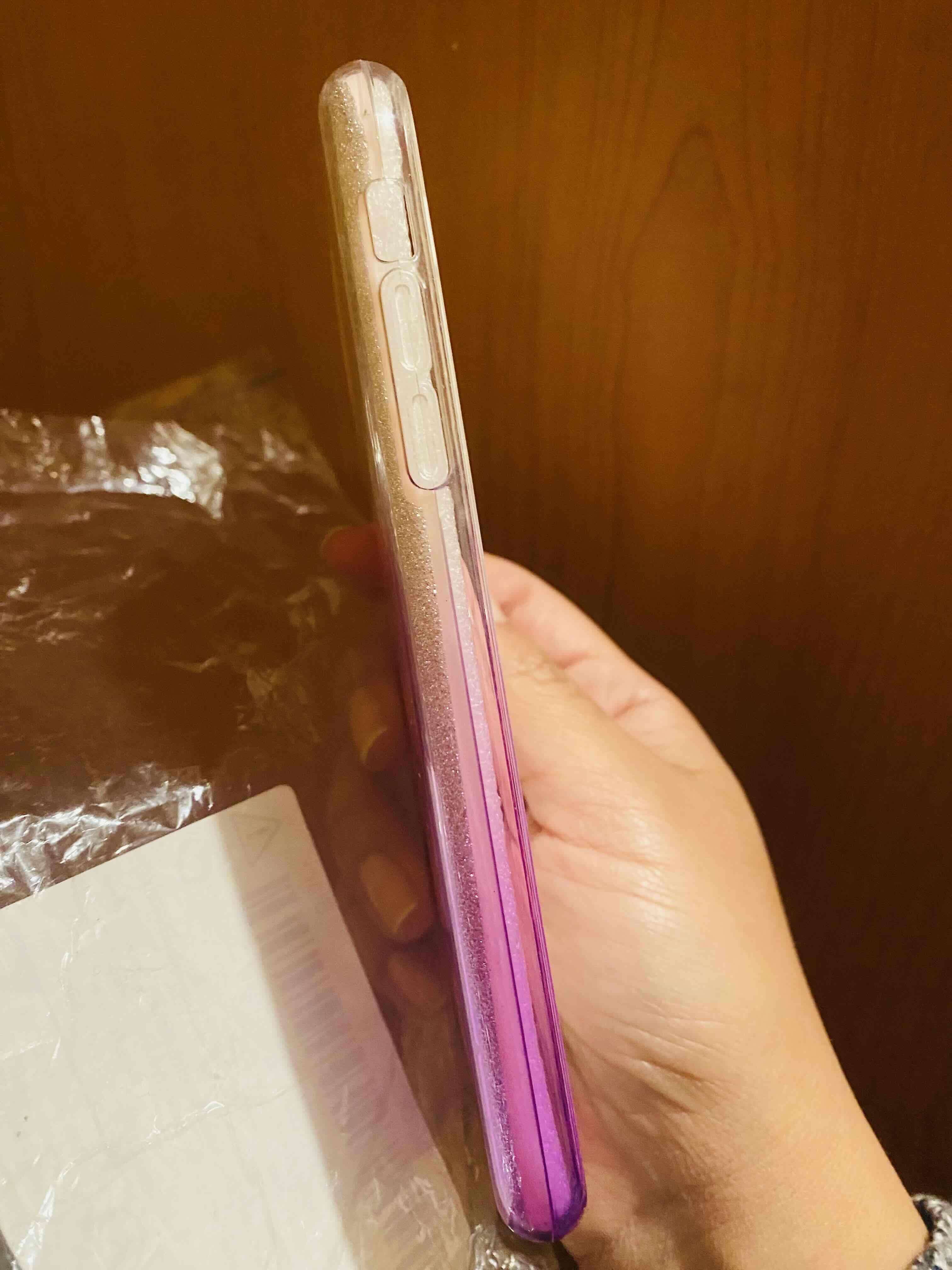 Carcasa brillo morado iPhone - miniatura 3