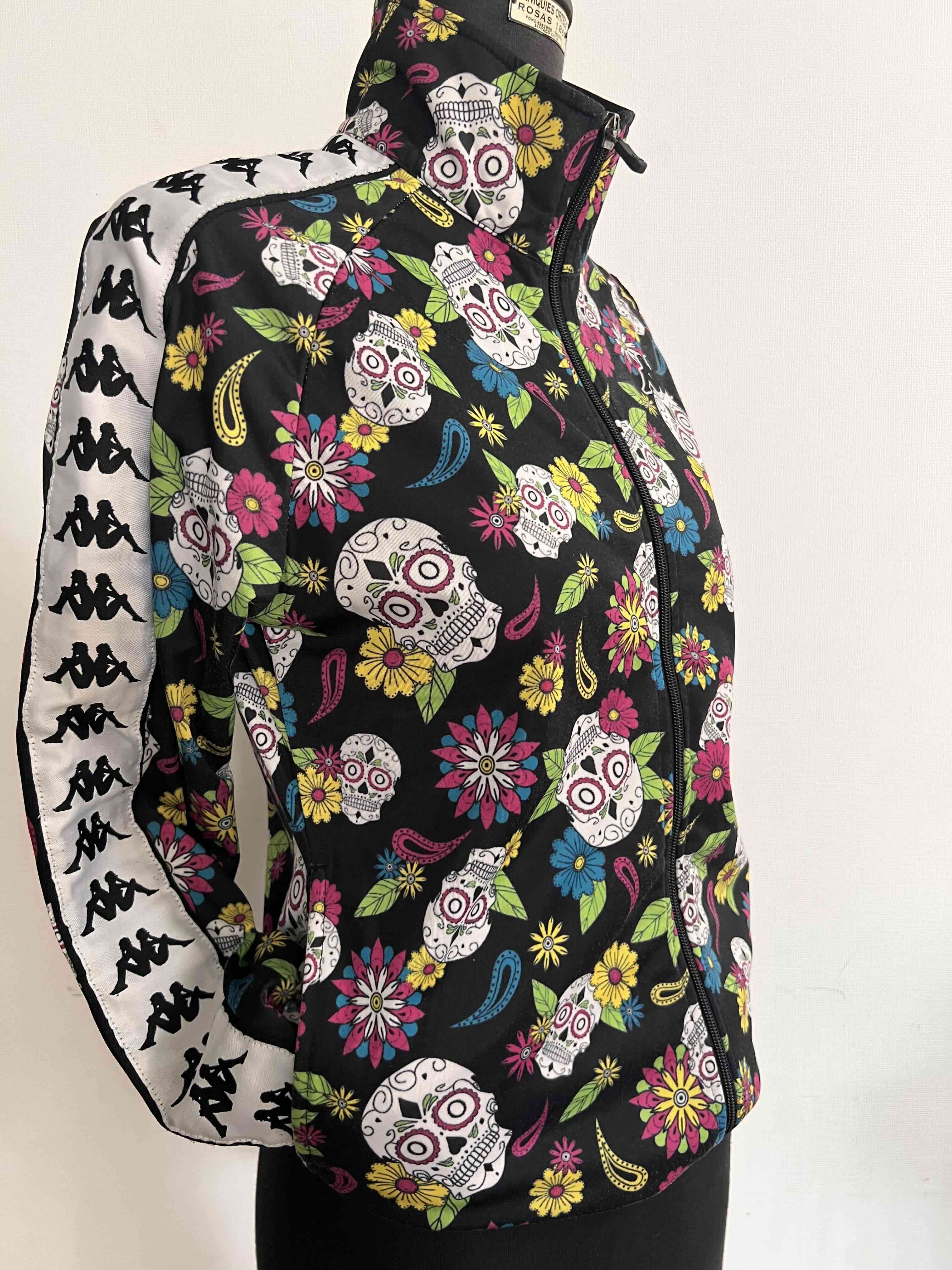 Chaqueta negra estampada Kappa - miniatura 2