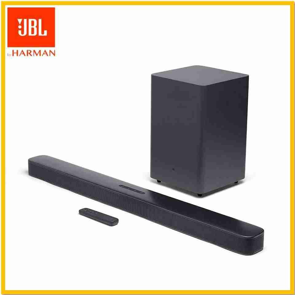 Barra de sonido JBL con subwoofer