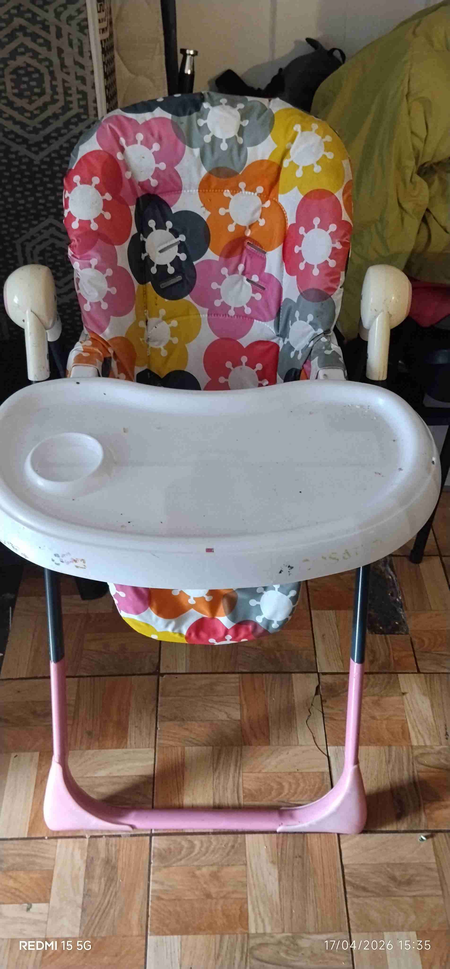 Silla de comer plegable infantil - miniatura 1