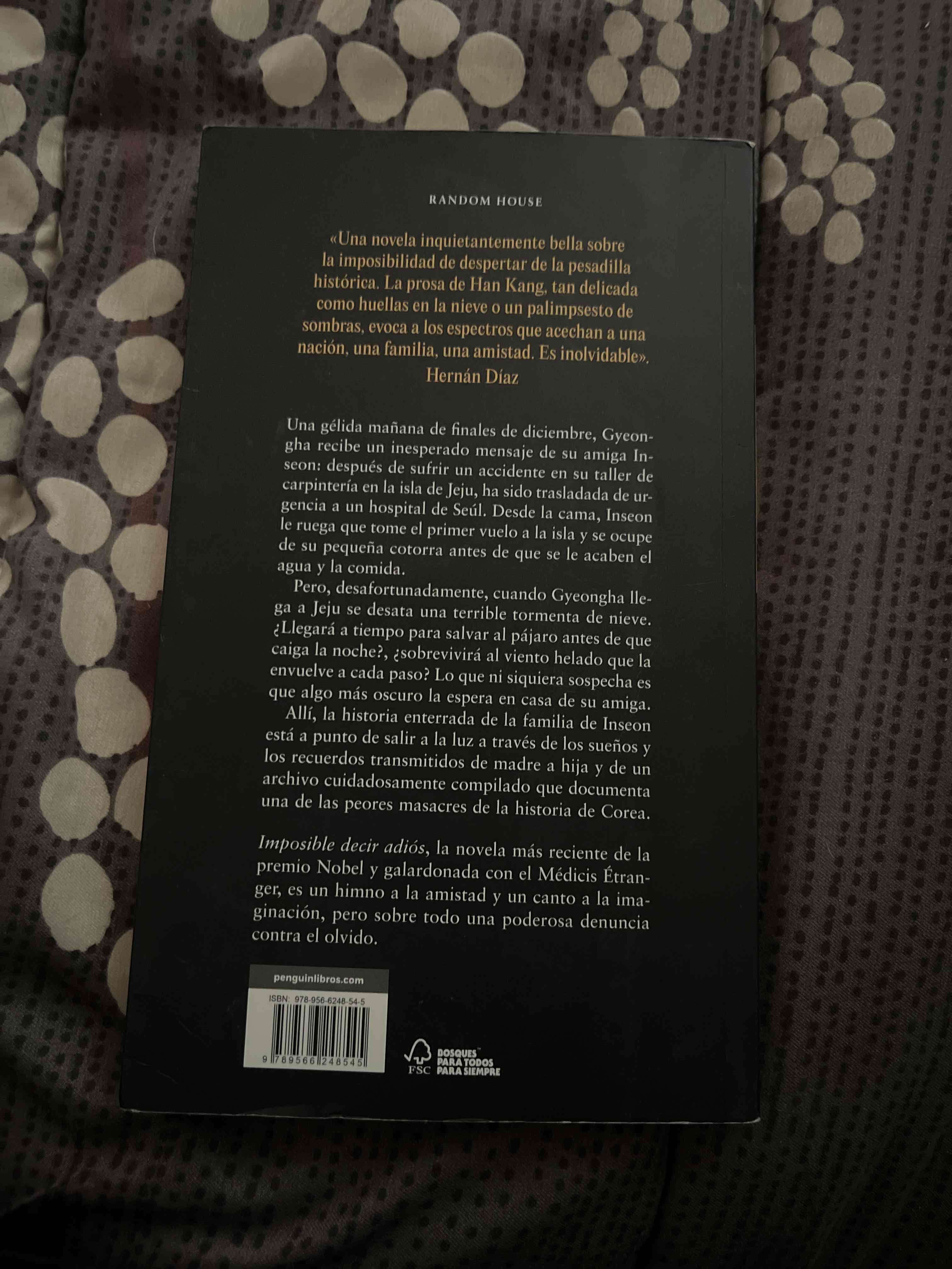 Libro 'Imposible decir adiós' de Han Kang - miniatura 2