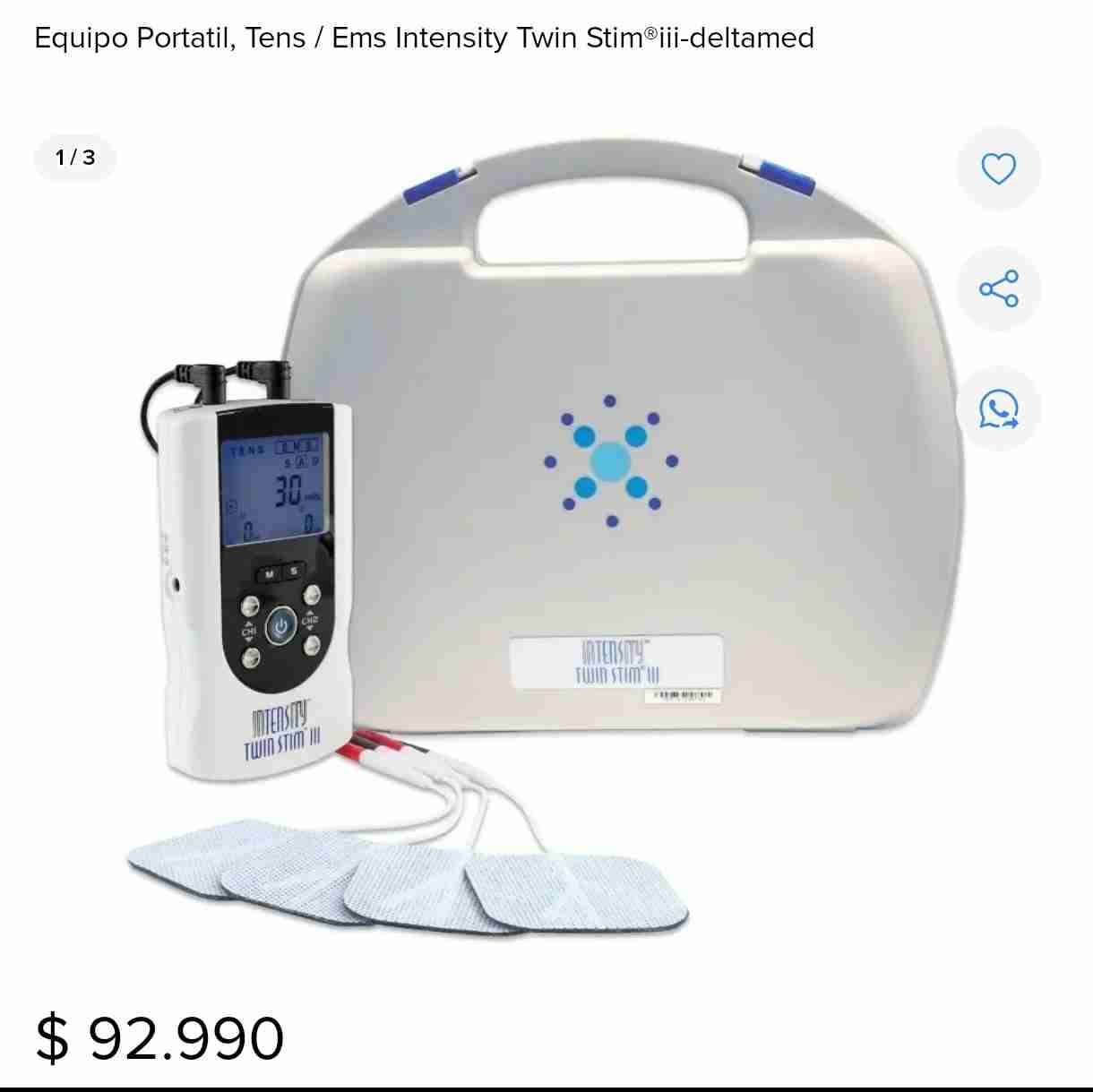 Electroestimulador portátil Intensity - miniatura 4