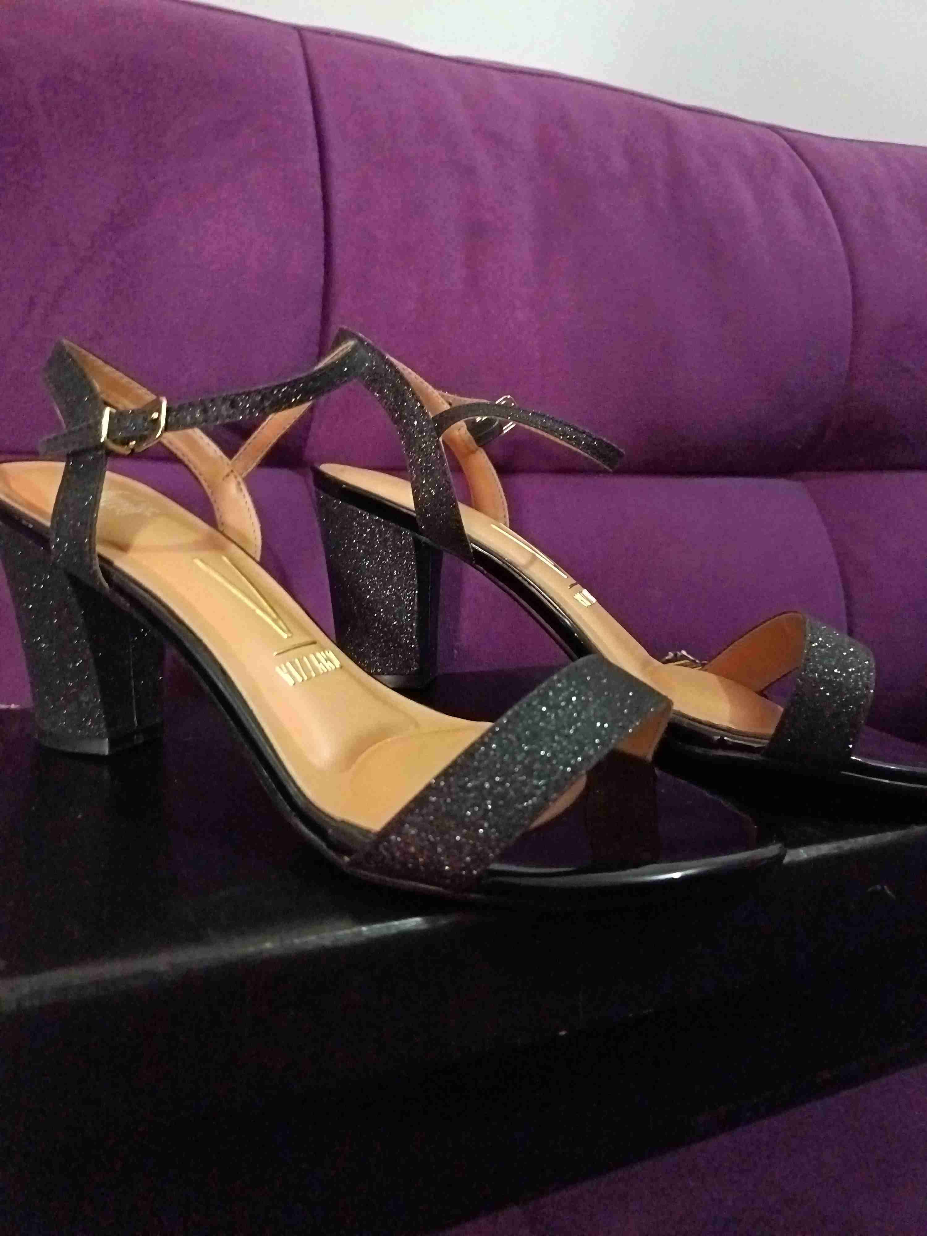 Sandalias negras Vizzano talla 39 brillantes - miniatura 2
