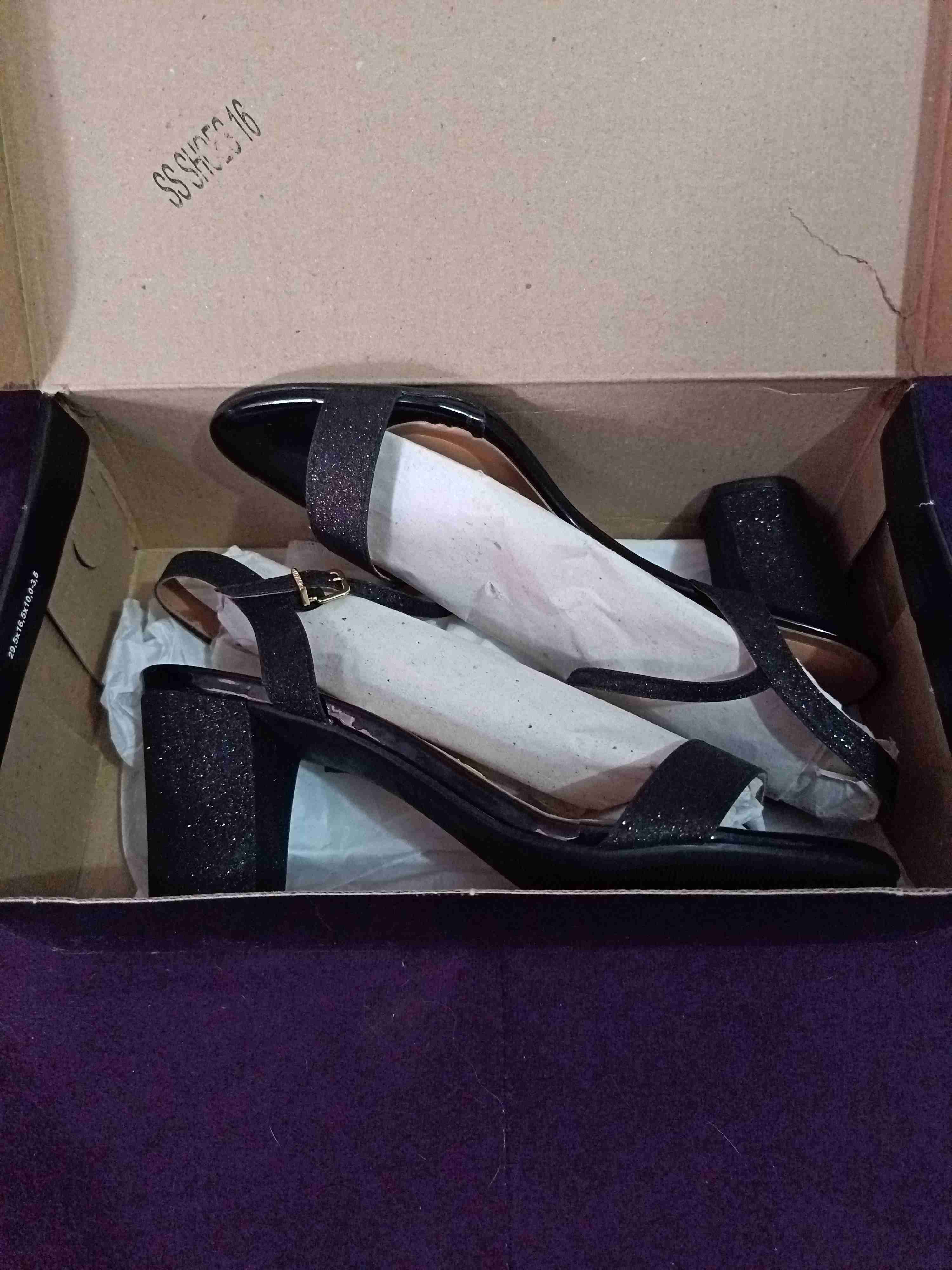 Sandalias negras Vizzano talla 39 brillantes - miniatura 3