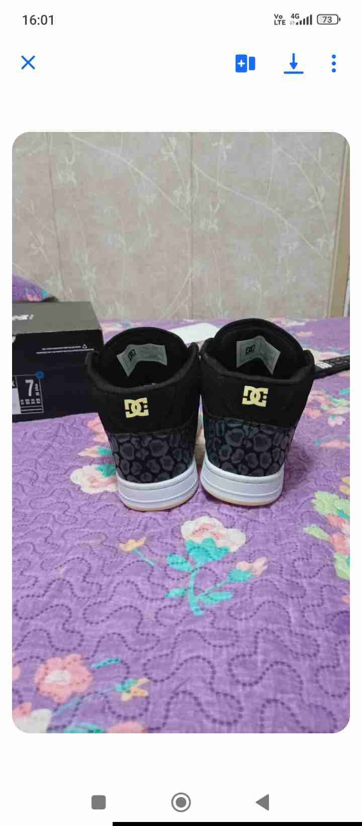 Zapatillas DC negras estampadas - miniatura 2