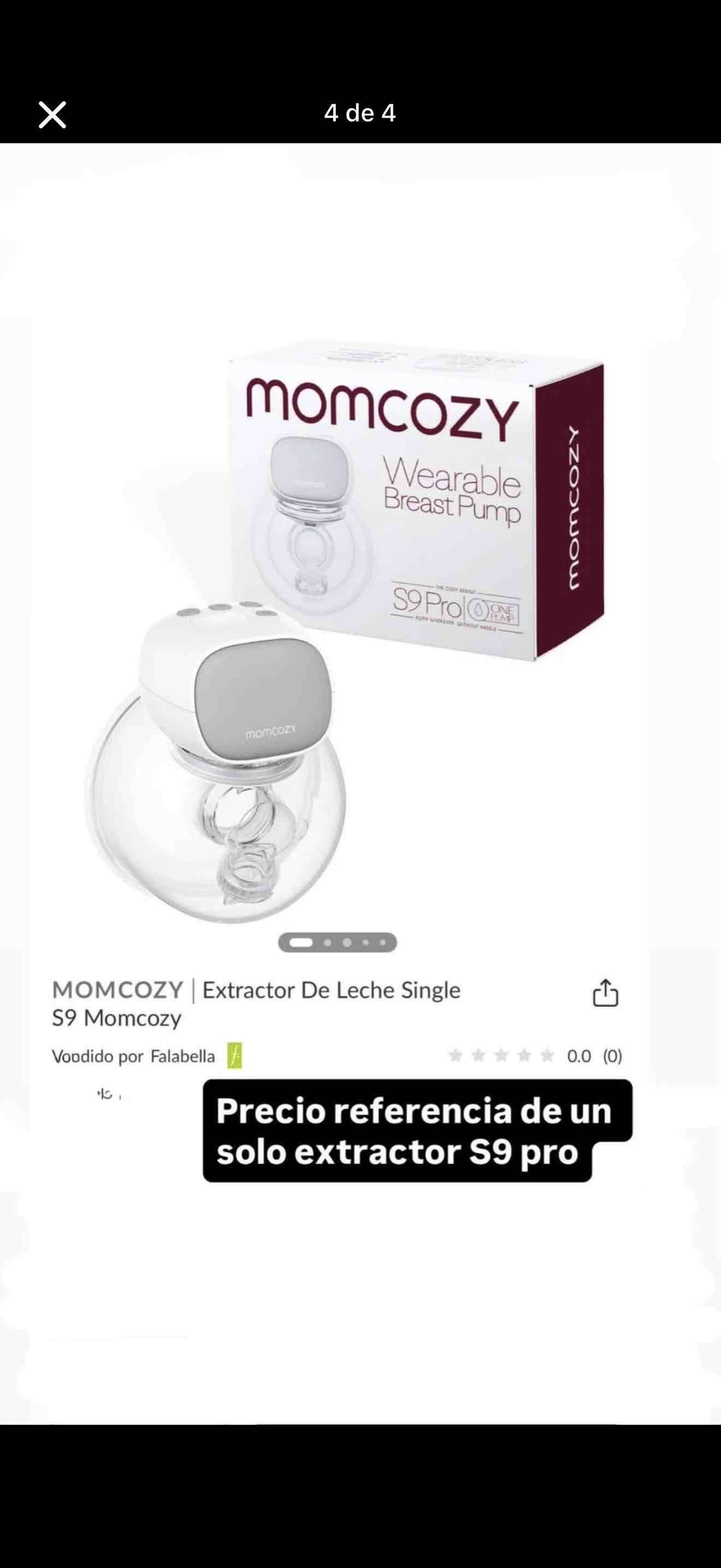 Extractor de leche Momcozy S9 Pro - miniatura 4