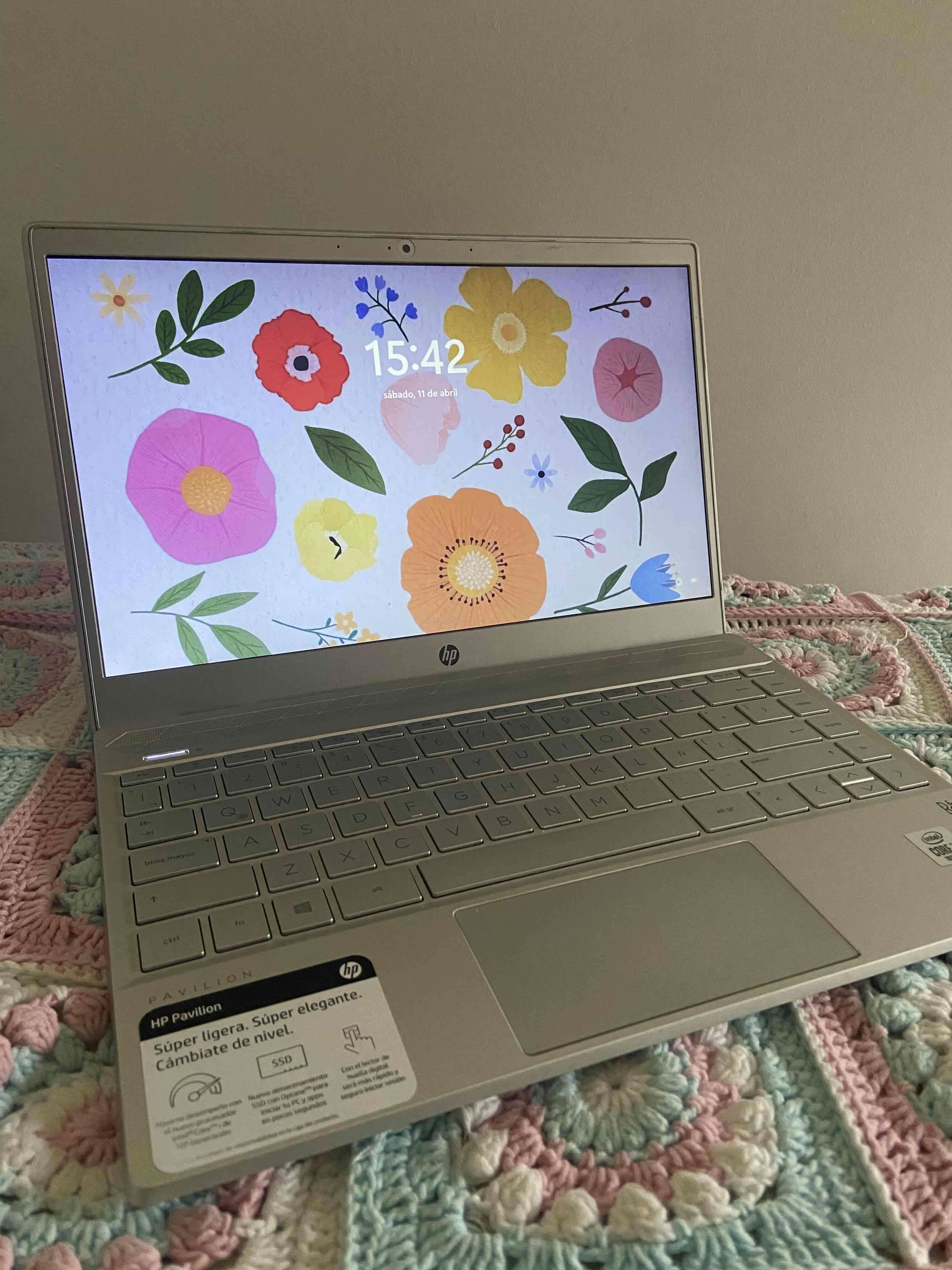 Notebook HP Pavilion gris - miniatura 1