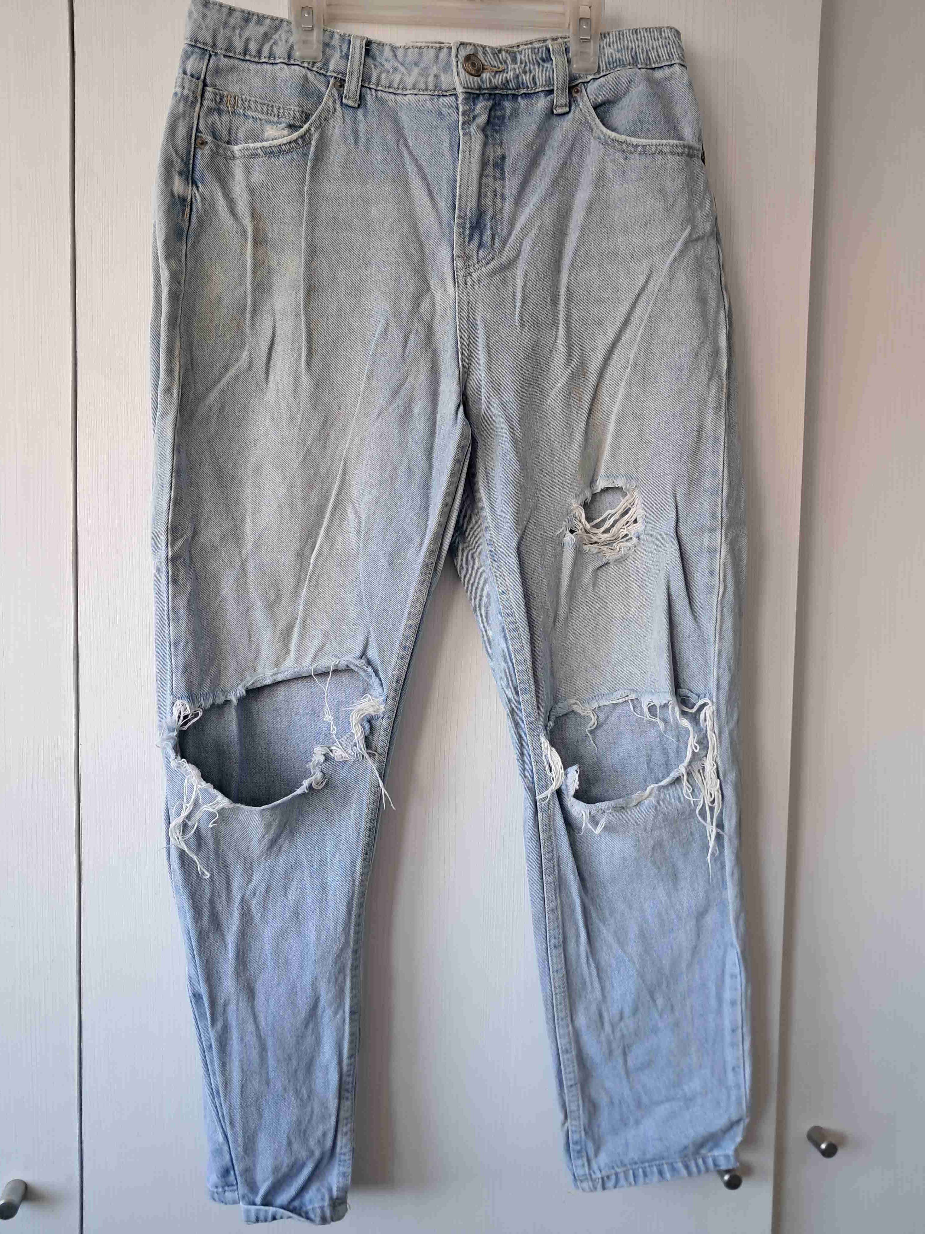 Jeans claros rasgados - miniatura 1