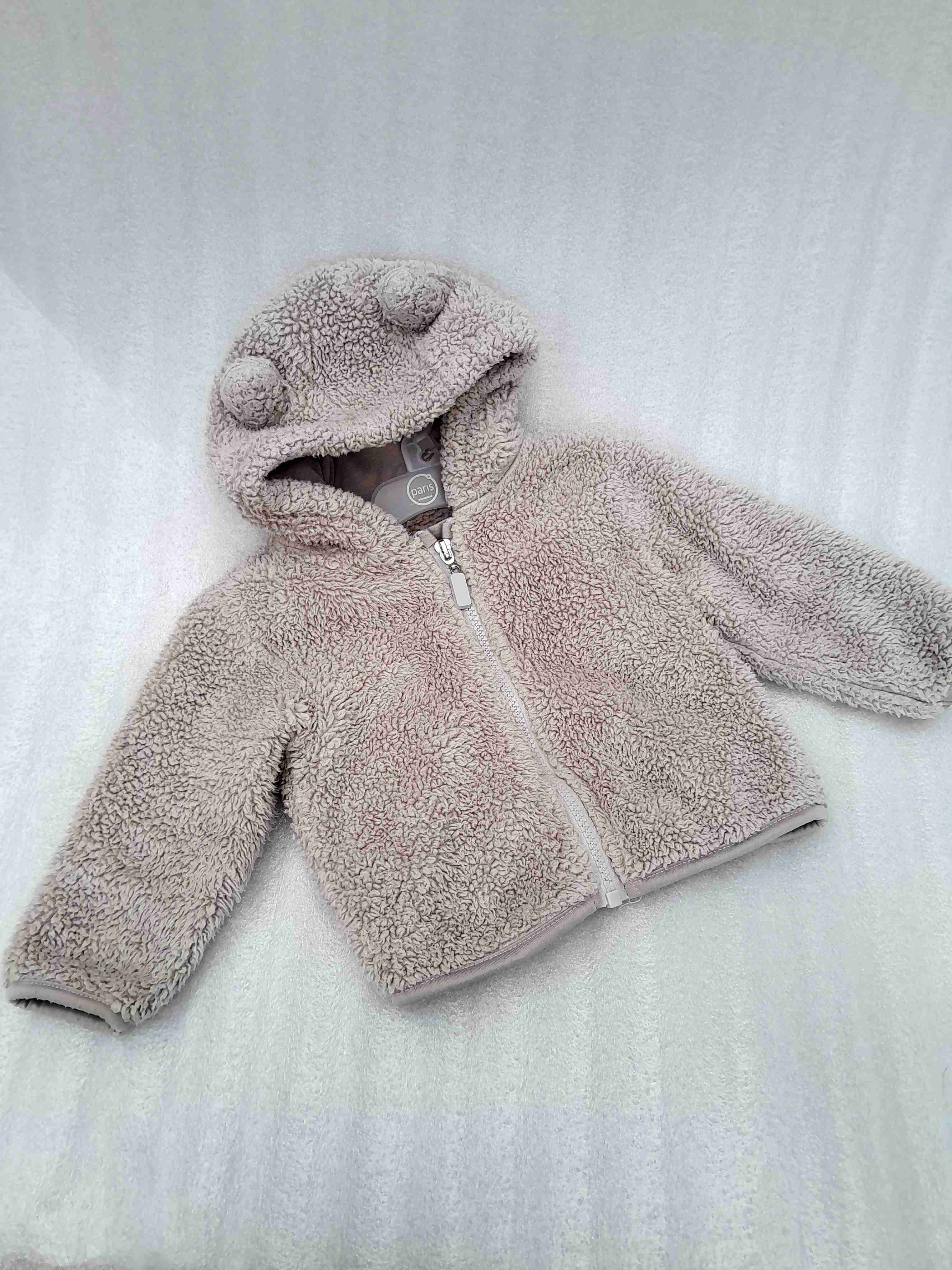 Chaqueta de bebé con capucha - miniatura 1