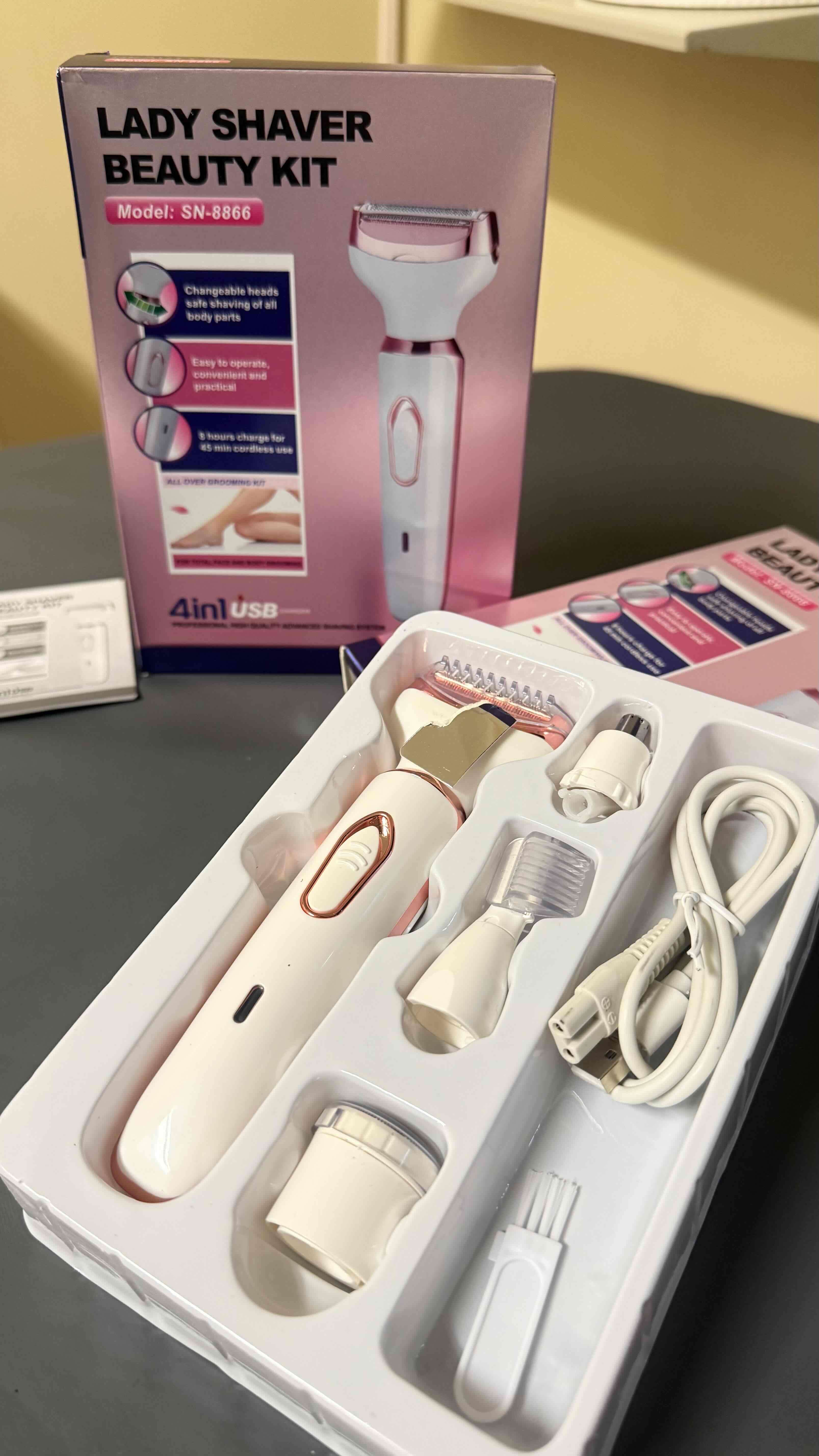 Kit Depilador Femenino USB