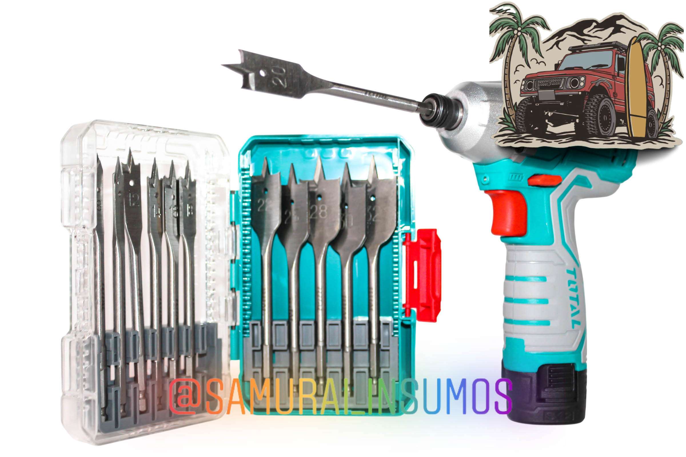 Kit 12En1 Brocas Impacto 1/4 Hexagonal Madera &PVC - miniatura 2