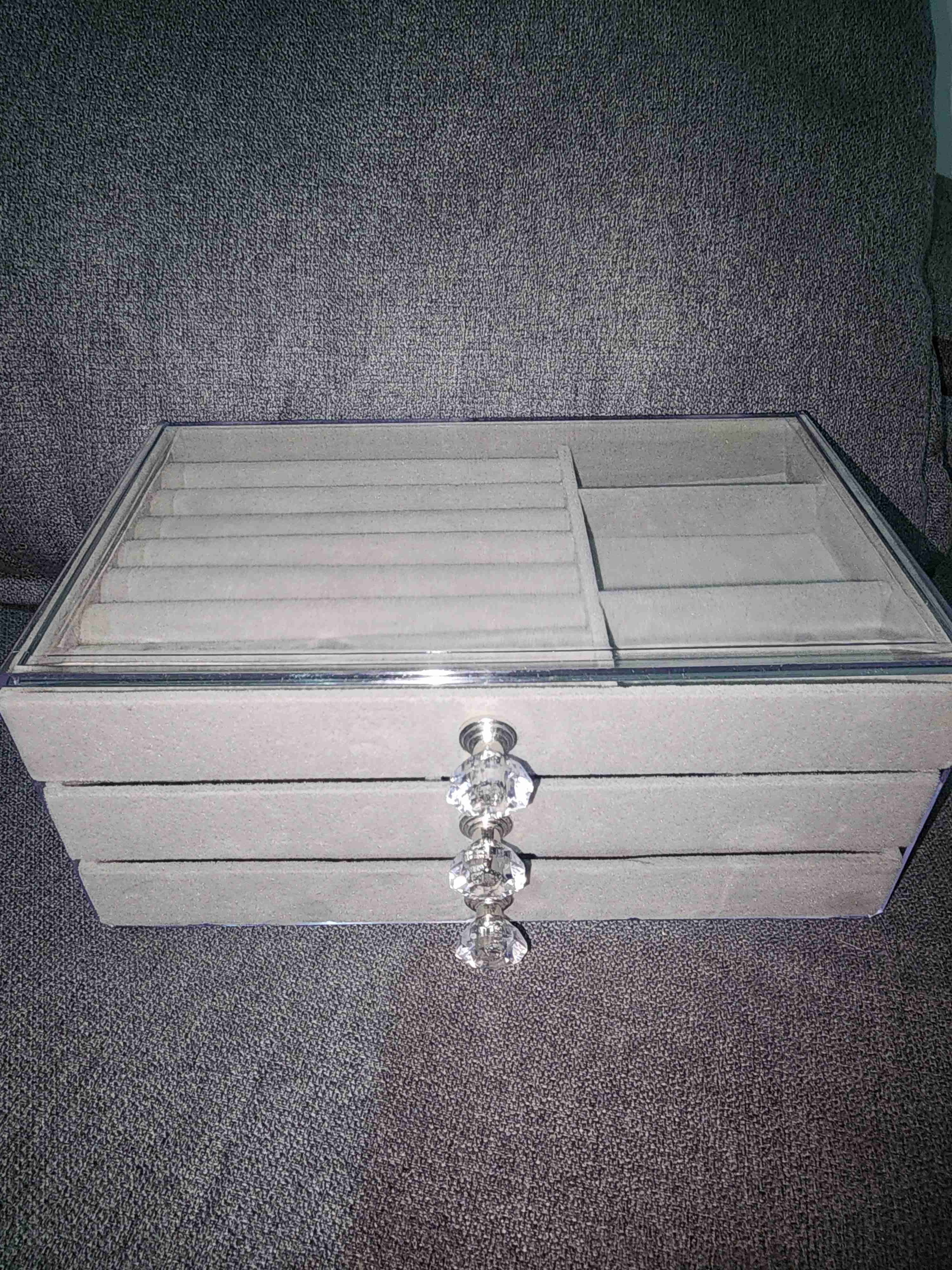 Organizador de joyas con tapa de acrílico - miniatura 1