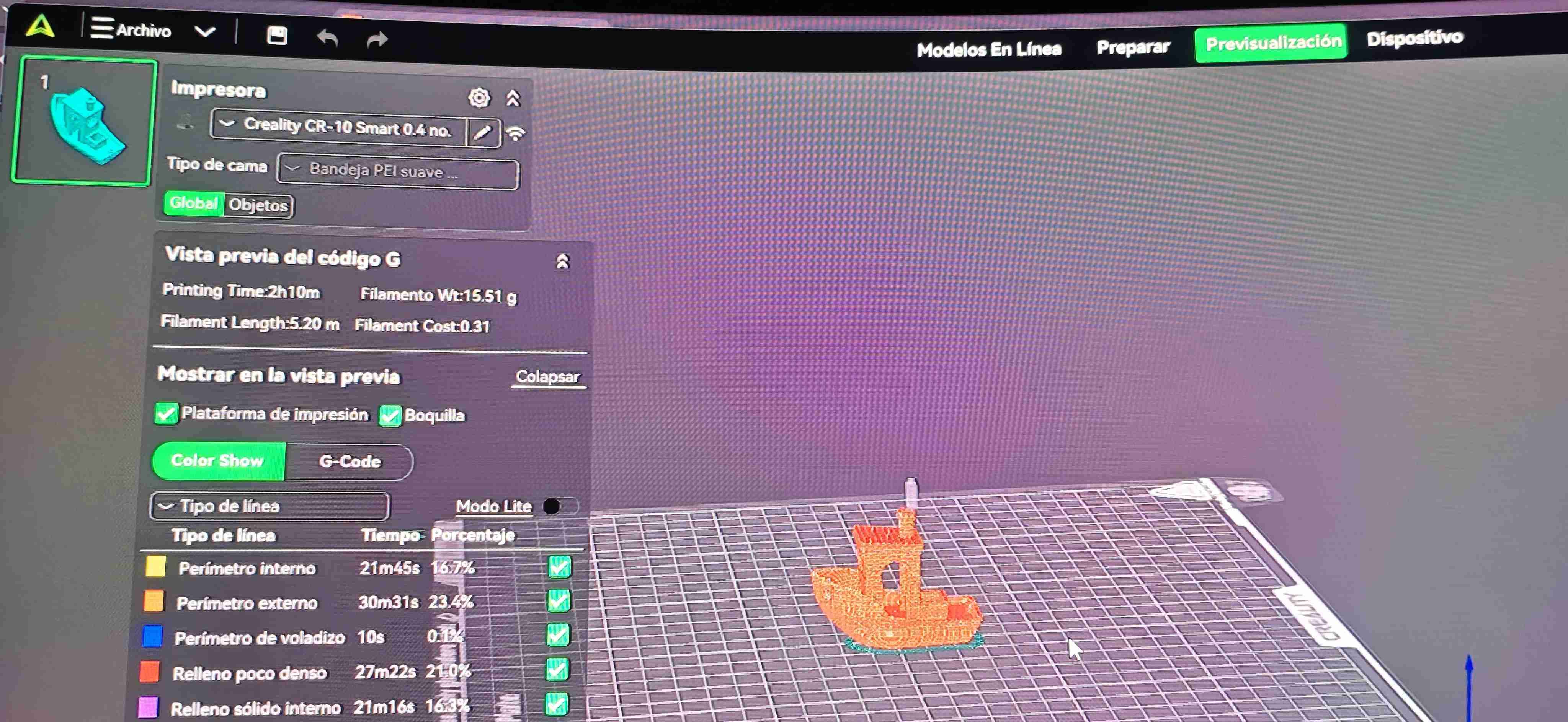 Impresora Creality CR-10 Smart - miniatura 1