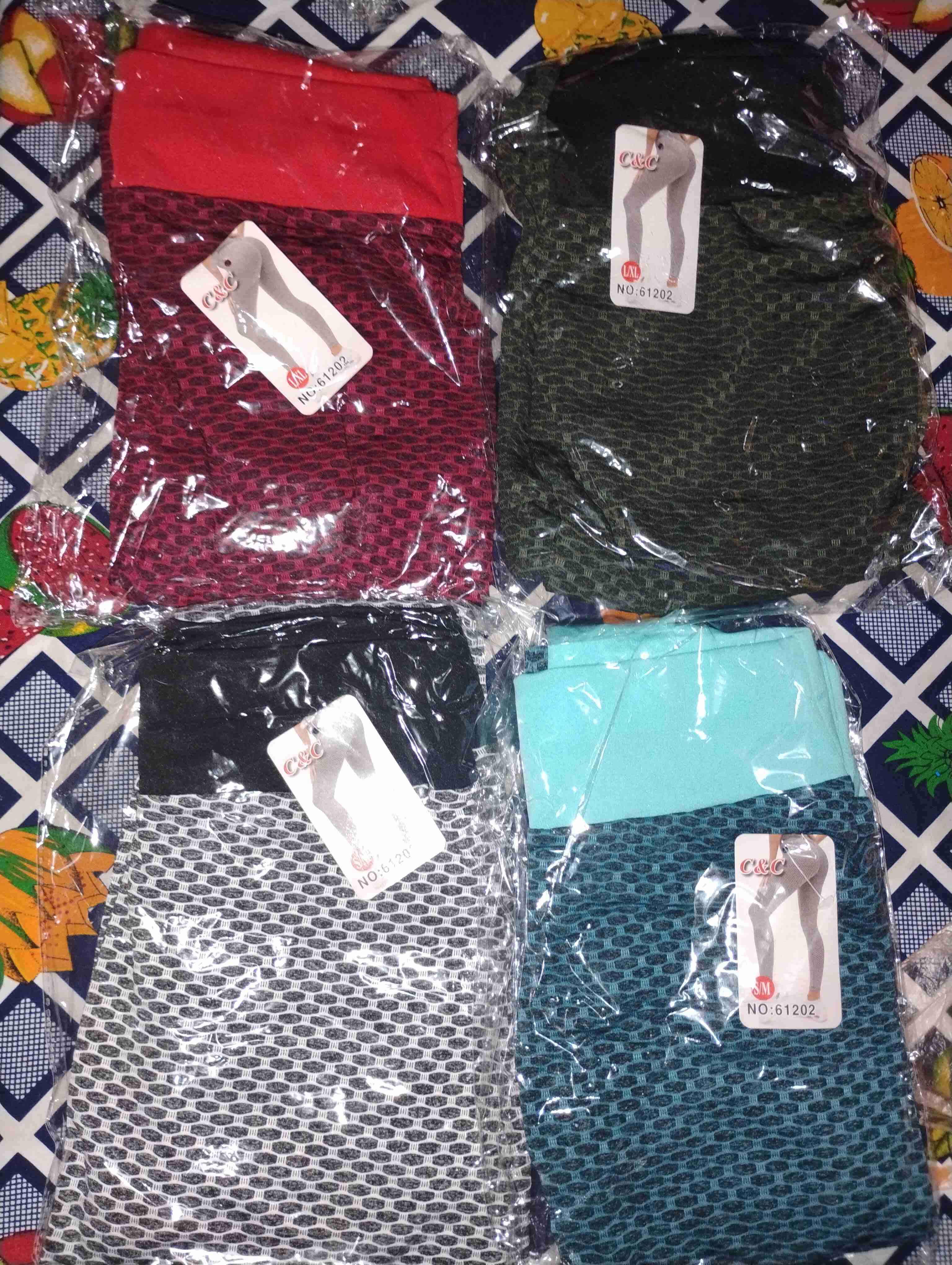 Leggings deportivos azul con cintura alta - miniatura 2