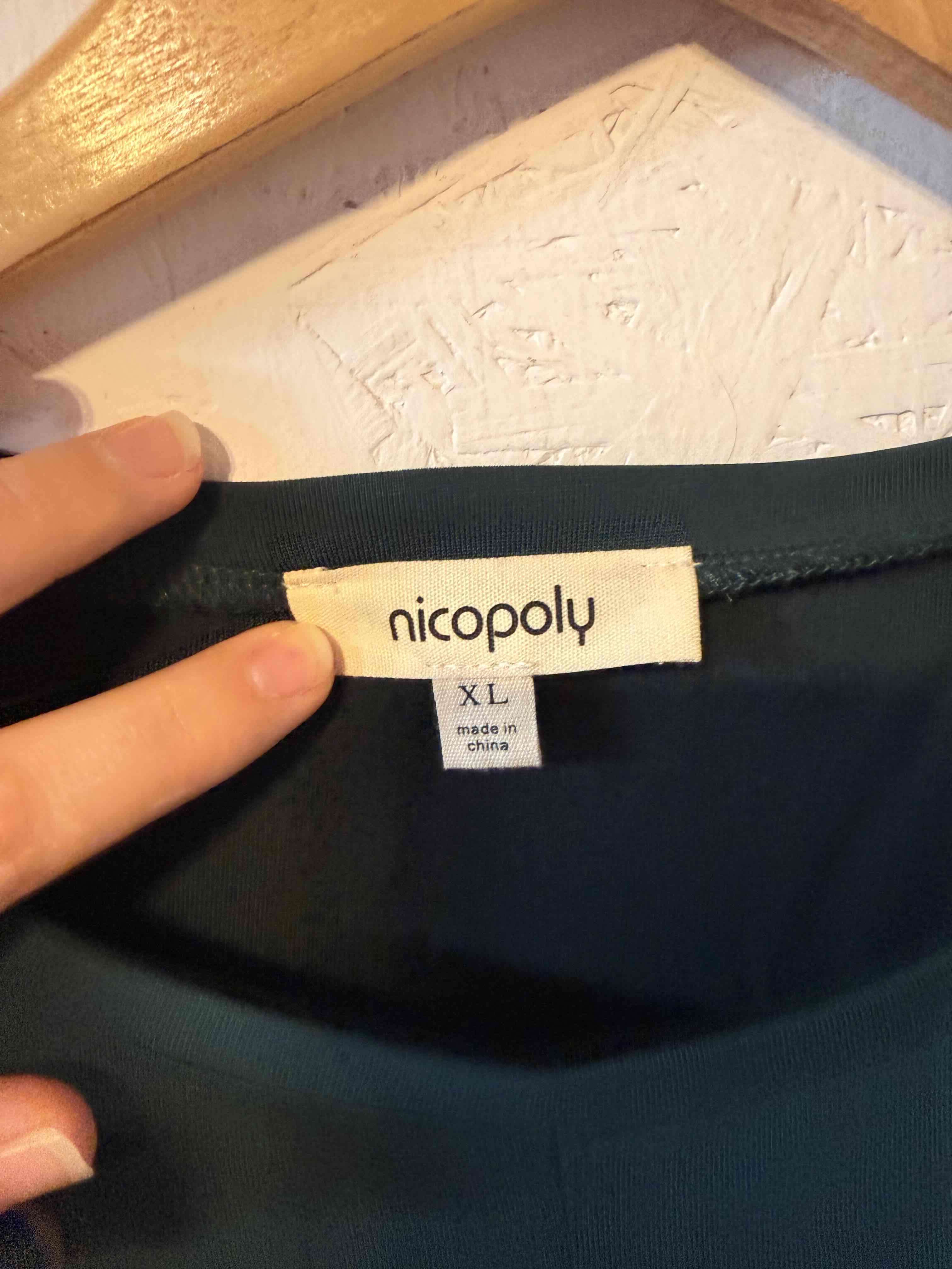 Polera verde Nicopoly XL - miniatura 4
