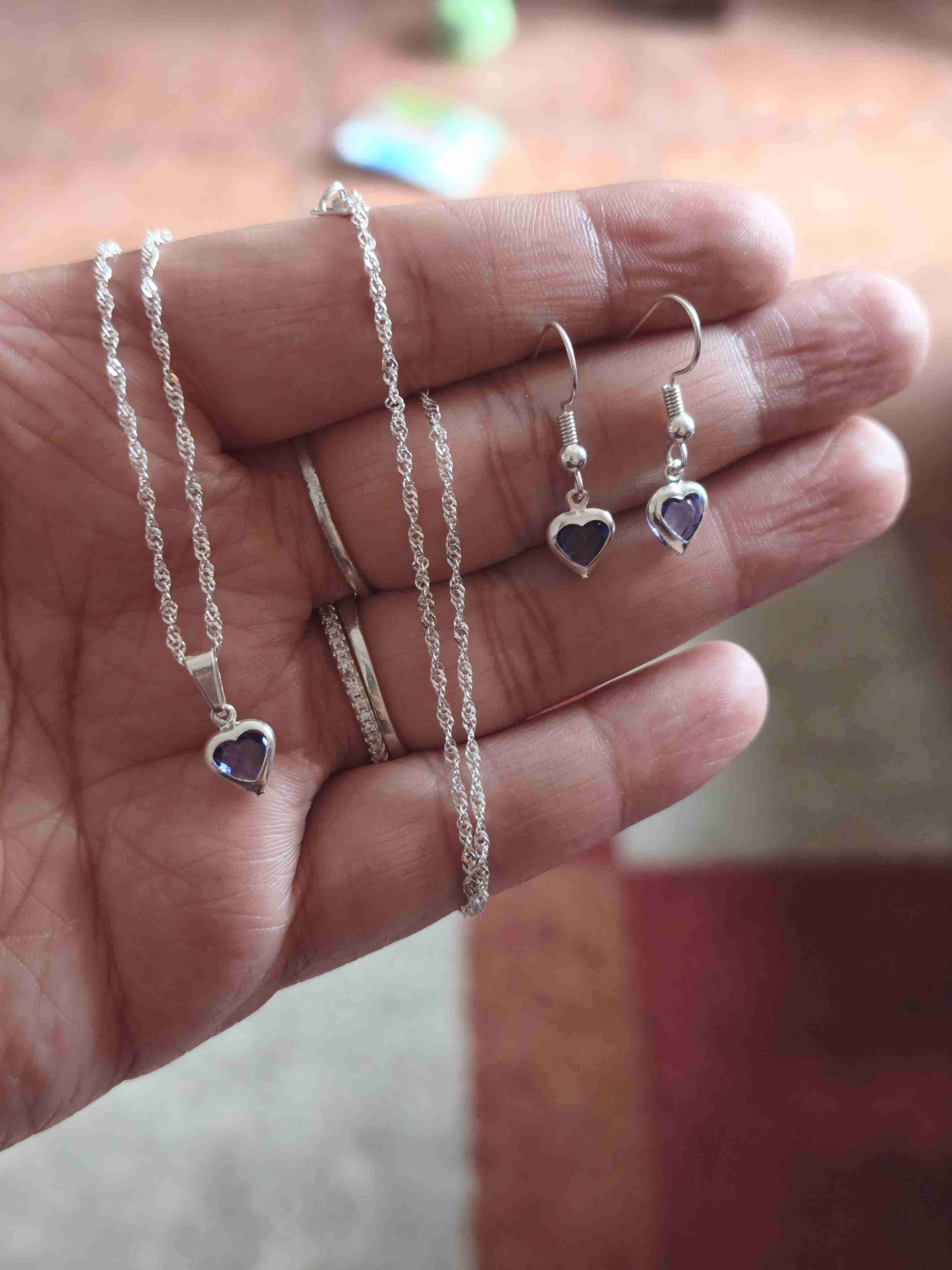 Set de joyería en plata nacional 925 - miniatura 2