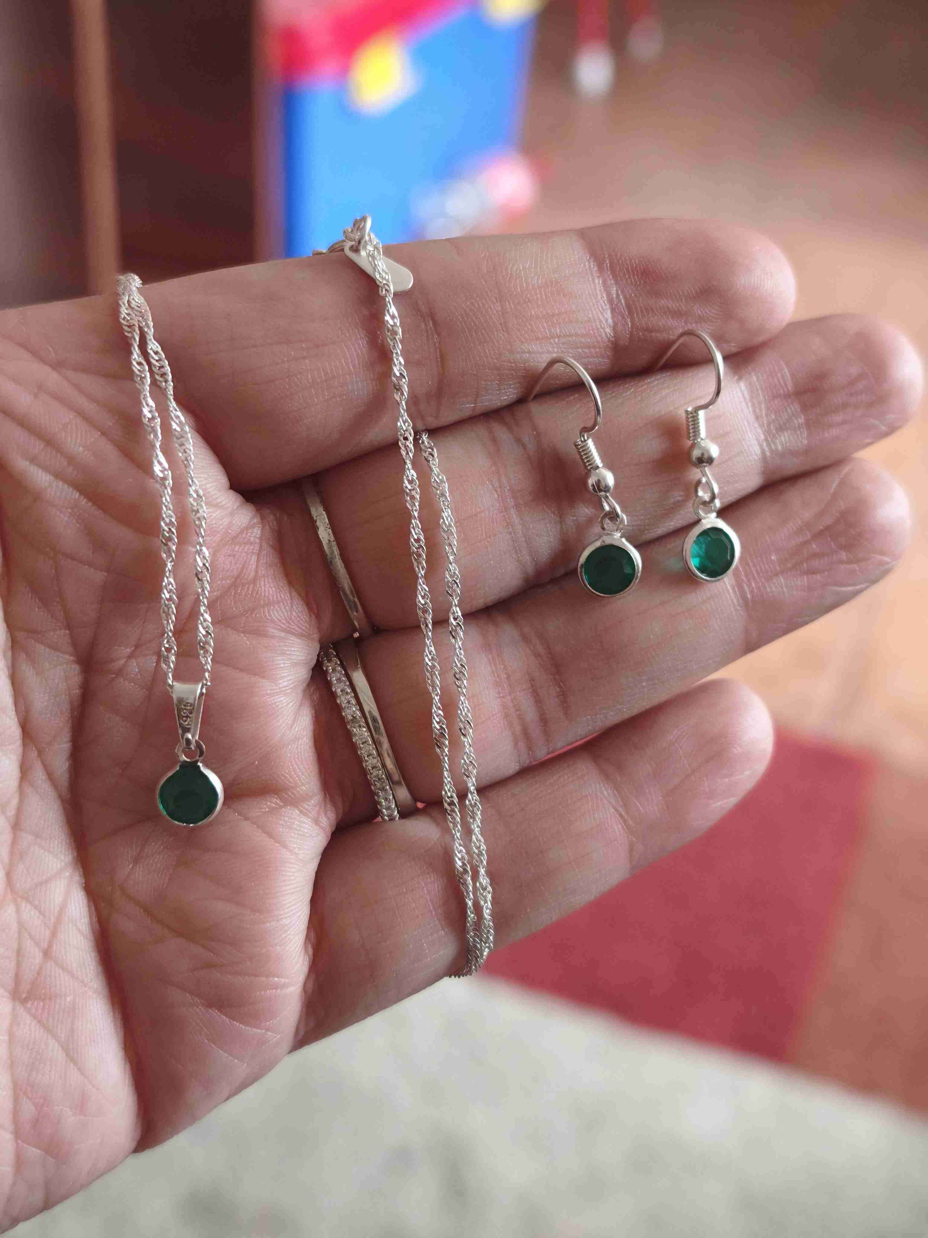 Set de joyería en plata nacional 925 - miniatura 5