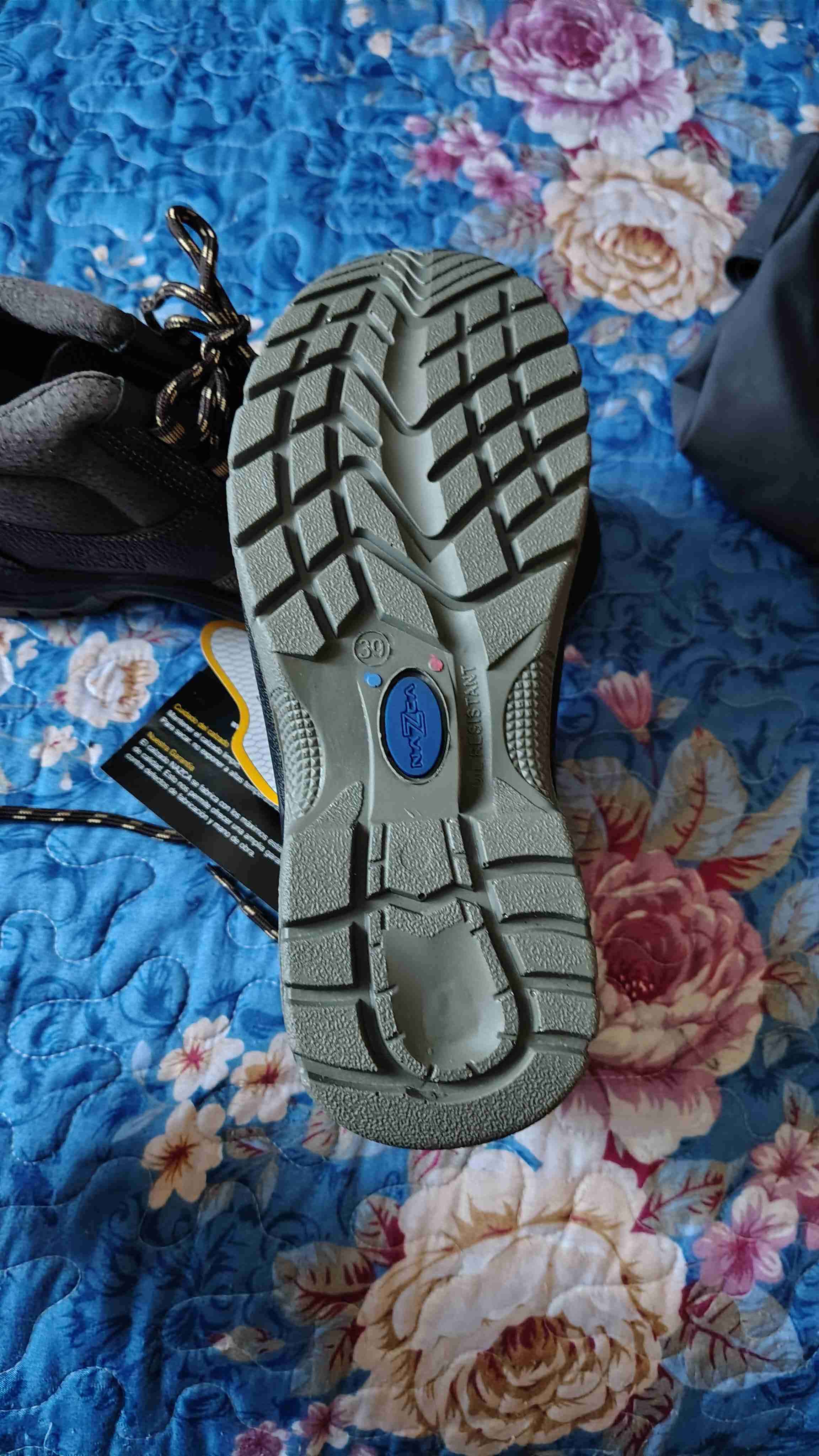 Zapatillas deportivas gris y naranjas - miniatura 5